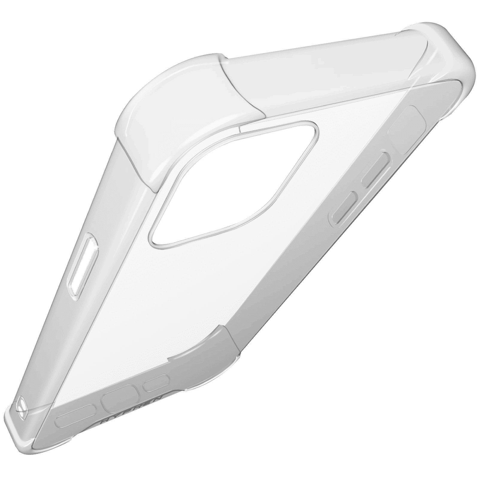 HYPHEN Polycarbonate & TPU Back Case for Apple iPhone 12 Pro Max (Wireless Charging Support, Clear)_12