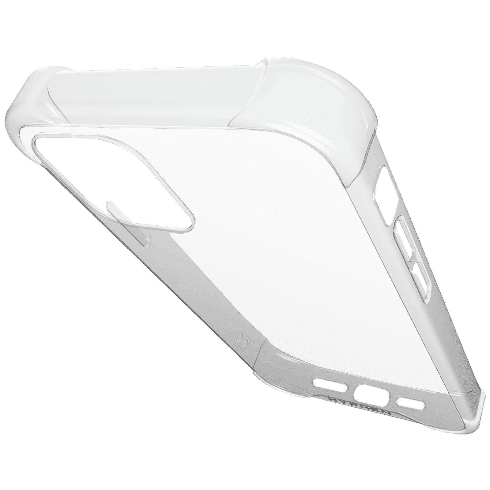 HYPHEN Polycarbonate & TPU Back Case for Apple iPhone 12 Pro Max (Wireless Charging Support, Clear)_13