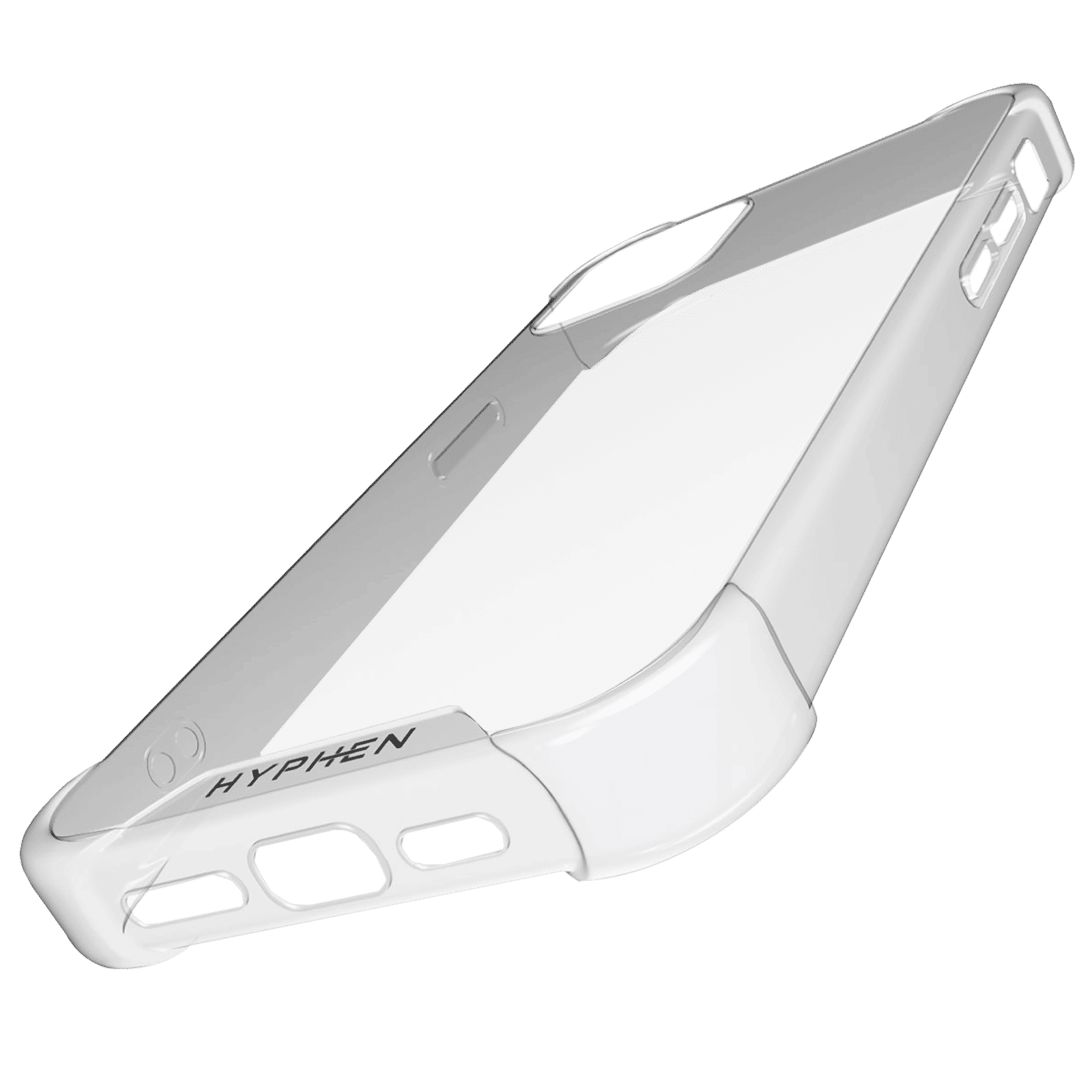 HYPHEN Polycarbonate & TPU Back Case for Apple iPhone 12 Pro Max (Wireless Charging Support, Clear)_4