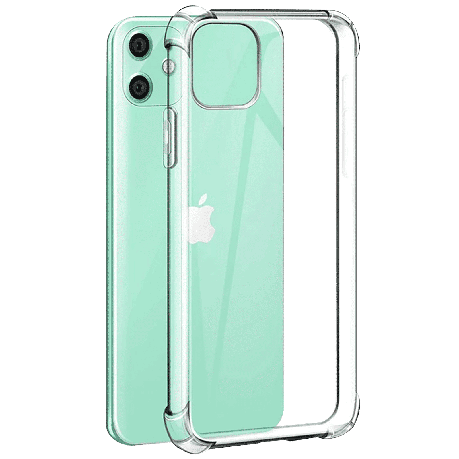 in base Ultra Clear TPU Shell Back Cover for Apple iPhone 12 Mini (Soft and Flexible, Clear)_8