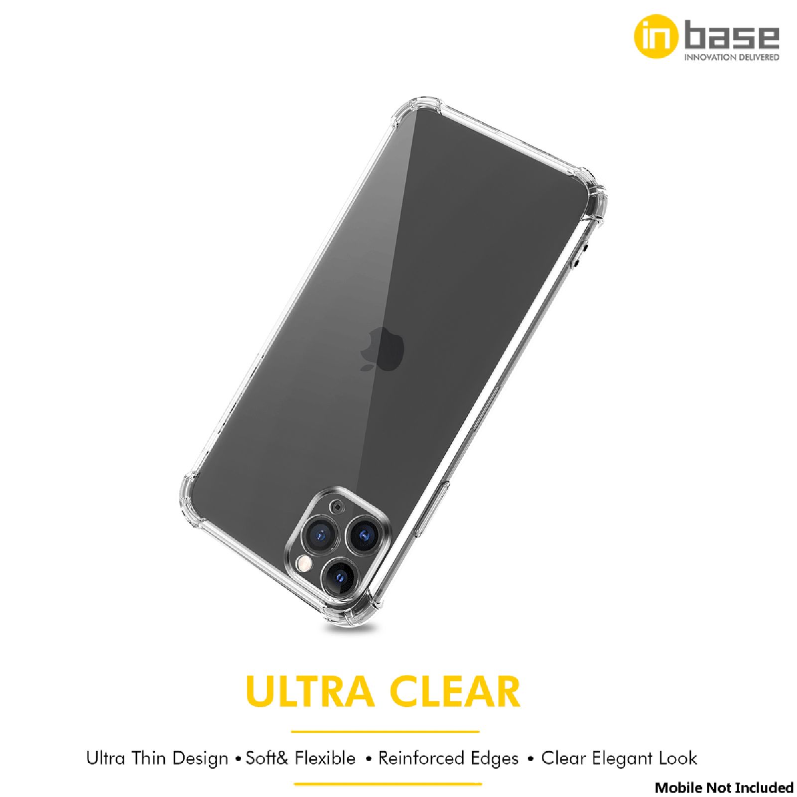 in base Ultra Clear TPU Shell Back Cover for Apple iPhone 12 Pro Max (Soft and Flexible, Clear)_10