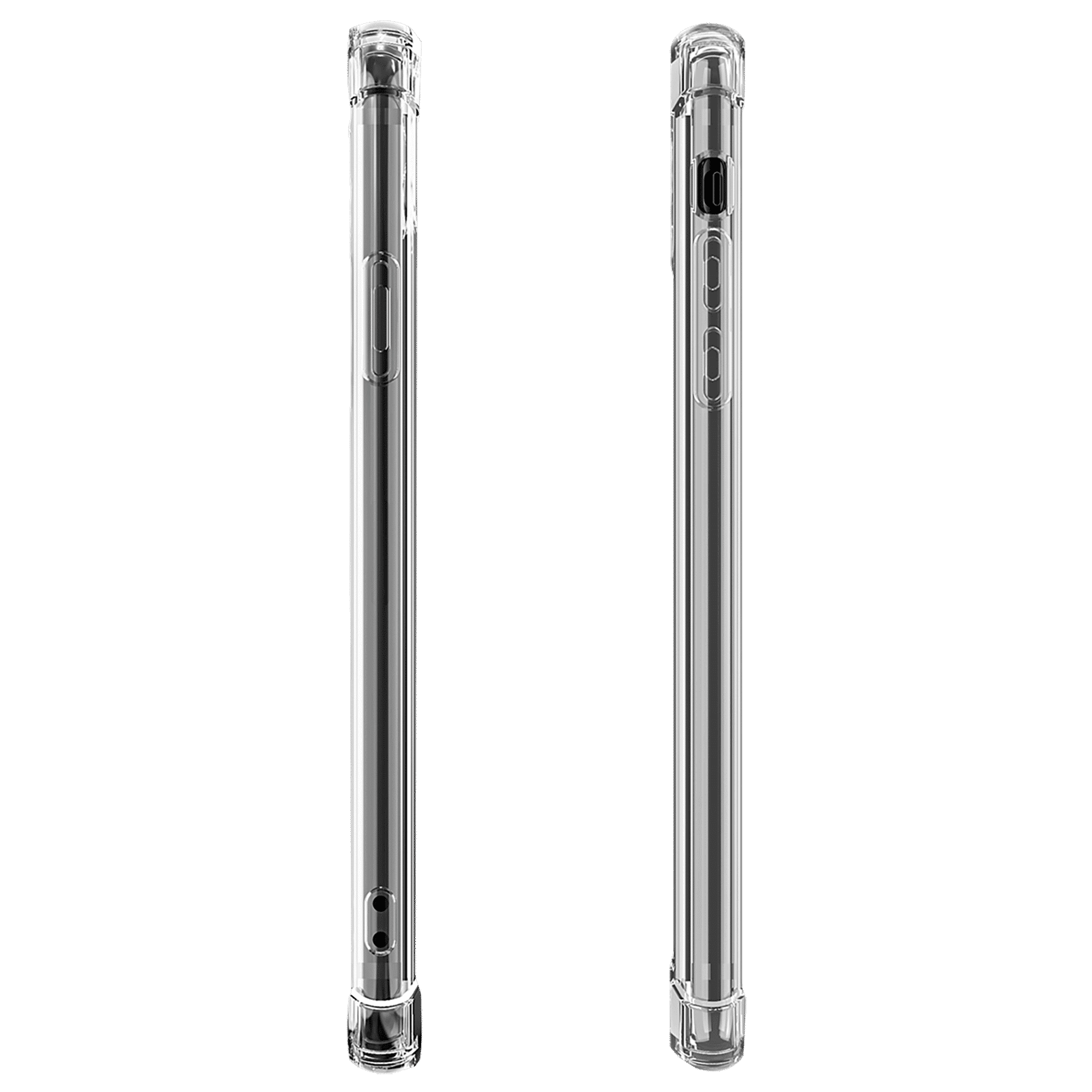 in base Ultra Clear TPU Shell Back Cover for Apple iPhone 12 Pro Max (Soft and Flexible, Clear)_4
