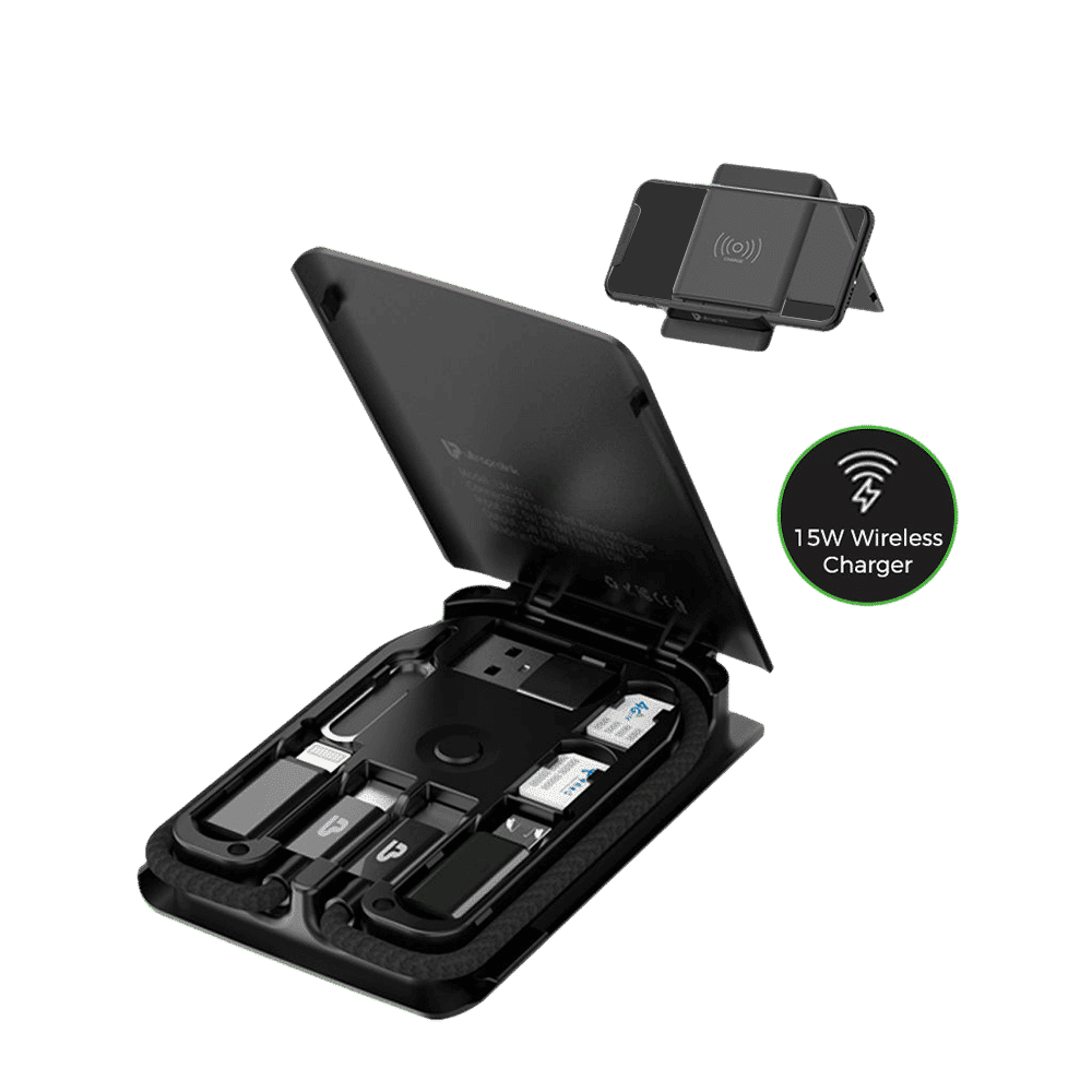 ultraprolink UM1023 Type C to Type A, Type C, Micro USB, Lightning 12-in-1 Cable (Wireless Charging Compatible, Black)_4