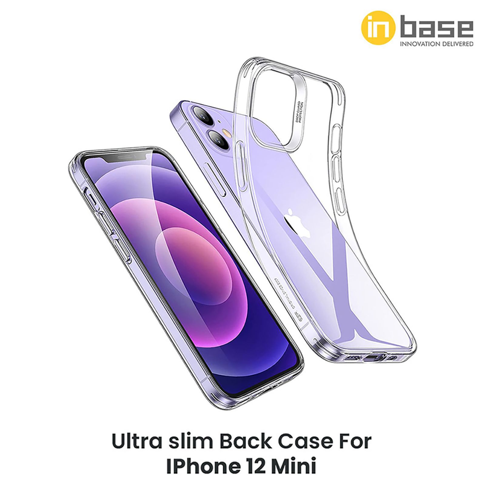 in base Ultra Slim TPU Shell Back Cover for Apple iPhone 12 Mini (Ultra Thin Design, Clear)_11