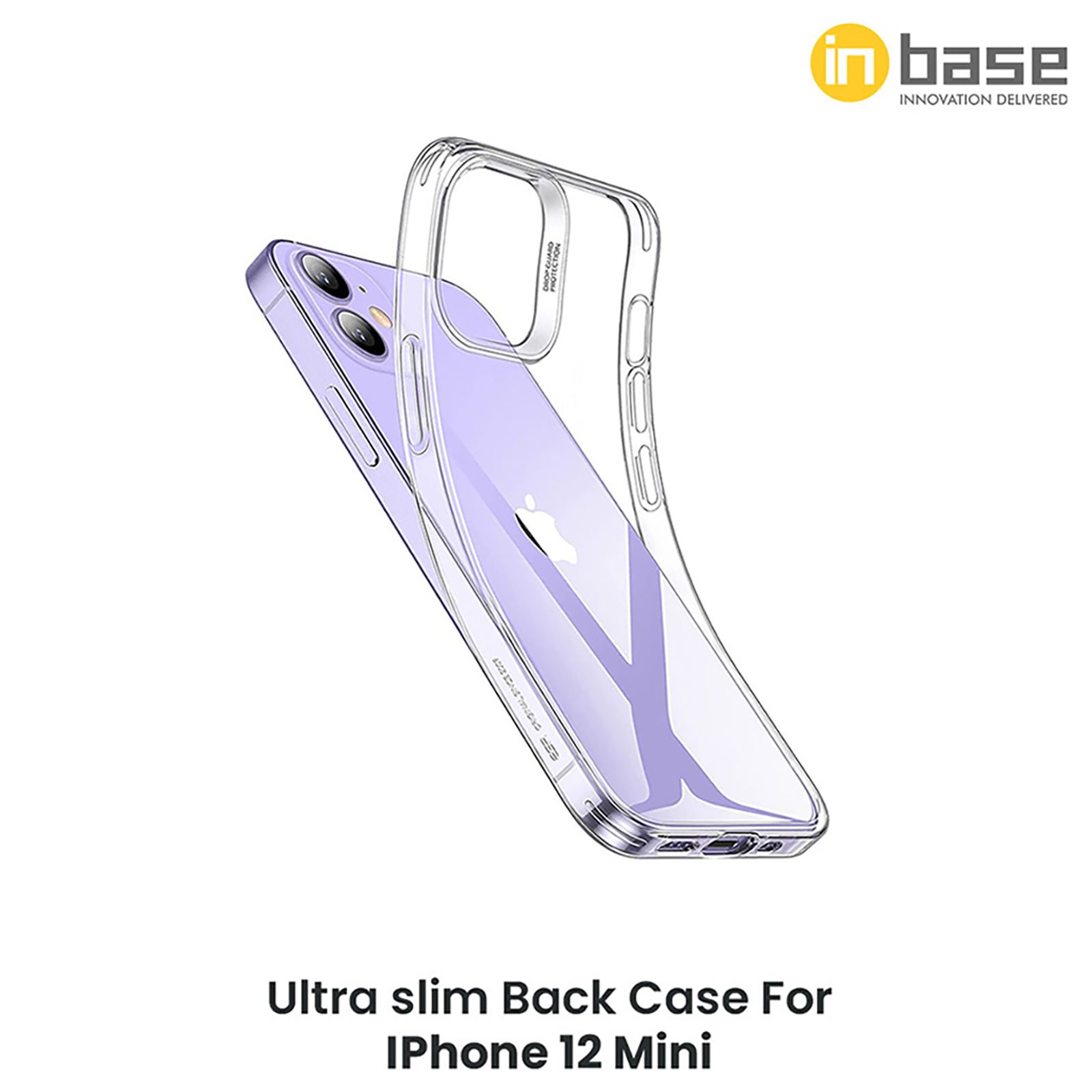 in base Ultra Slim TPU Shell Back Cover for Apple iPhone 12 Mini (Ultra Thin Design, Clear)_13