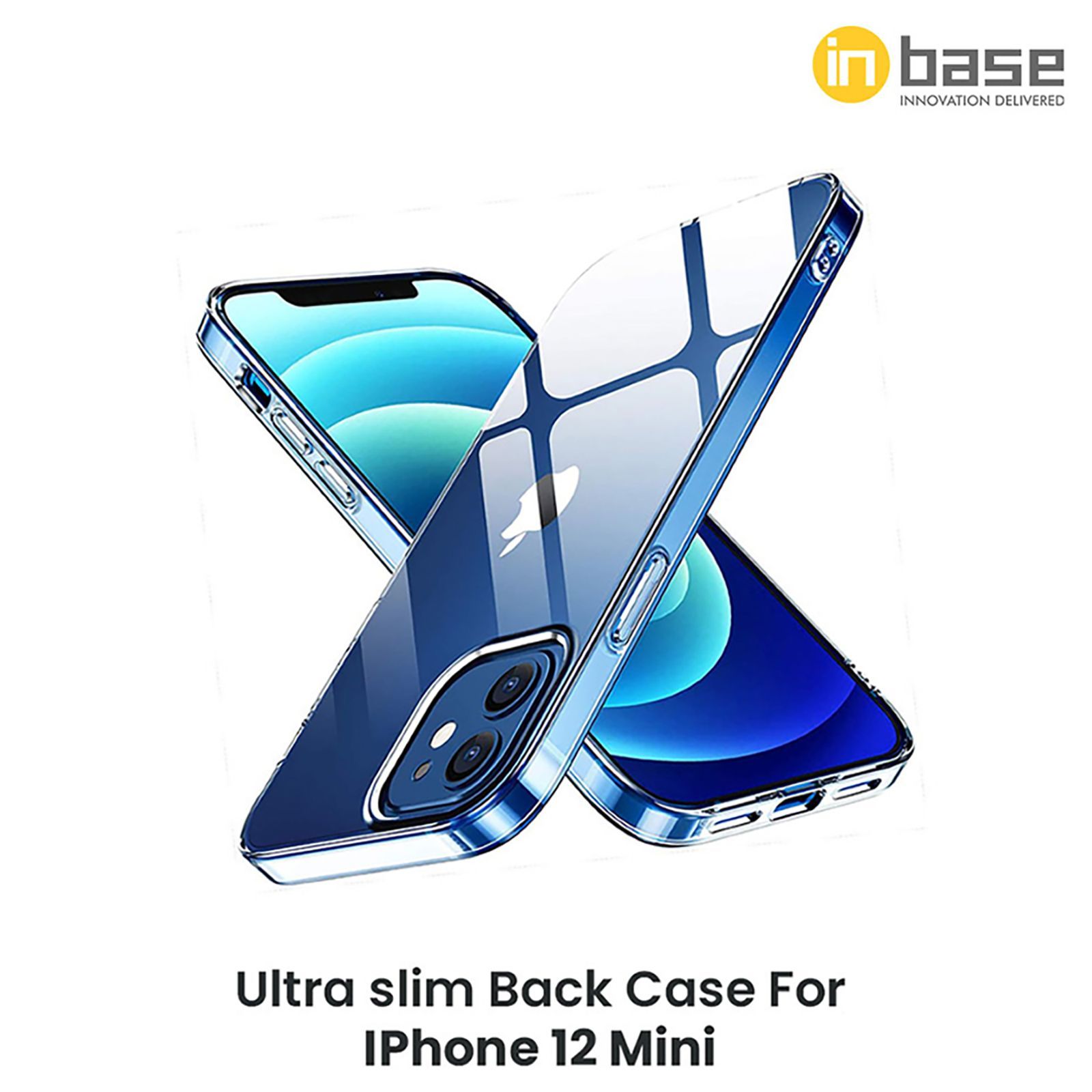 in base Ultra Slim TPU Shell Back Cover for Apple iPhone 12 Mini (Ultra Thin Design, Clear)_10