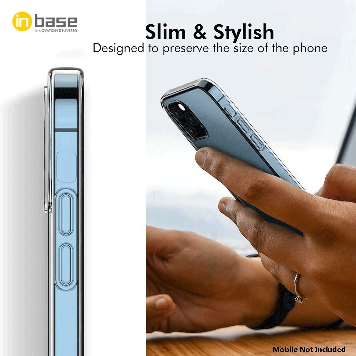 in base Ultra Slim TPU Back Cover for Apple iPhone 12 Pro Max (Ultra Thin Design, Clear)_5