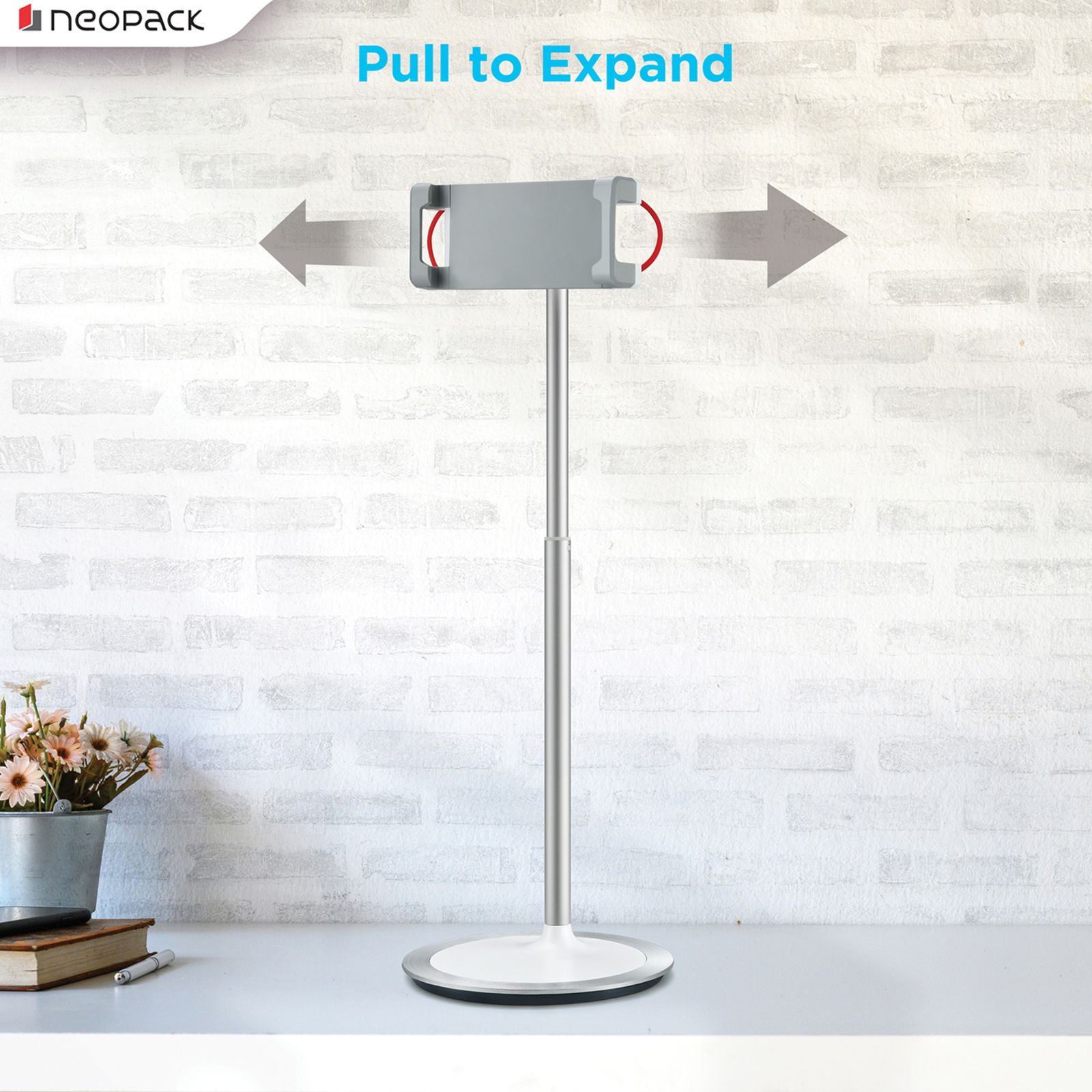 neopack Unimount For Mobile Phones and Tablets (360-Degree Rotatable, USTWH, White)_4