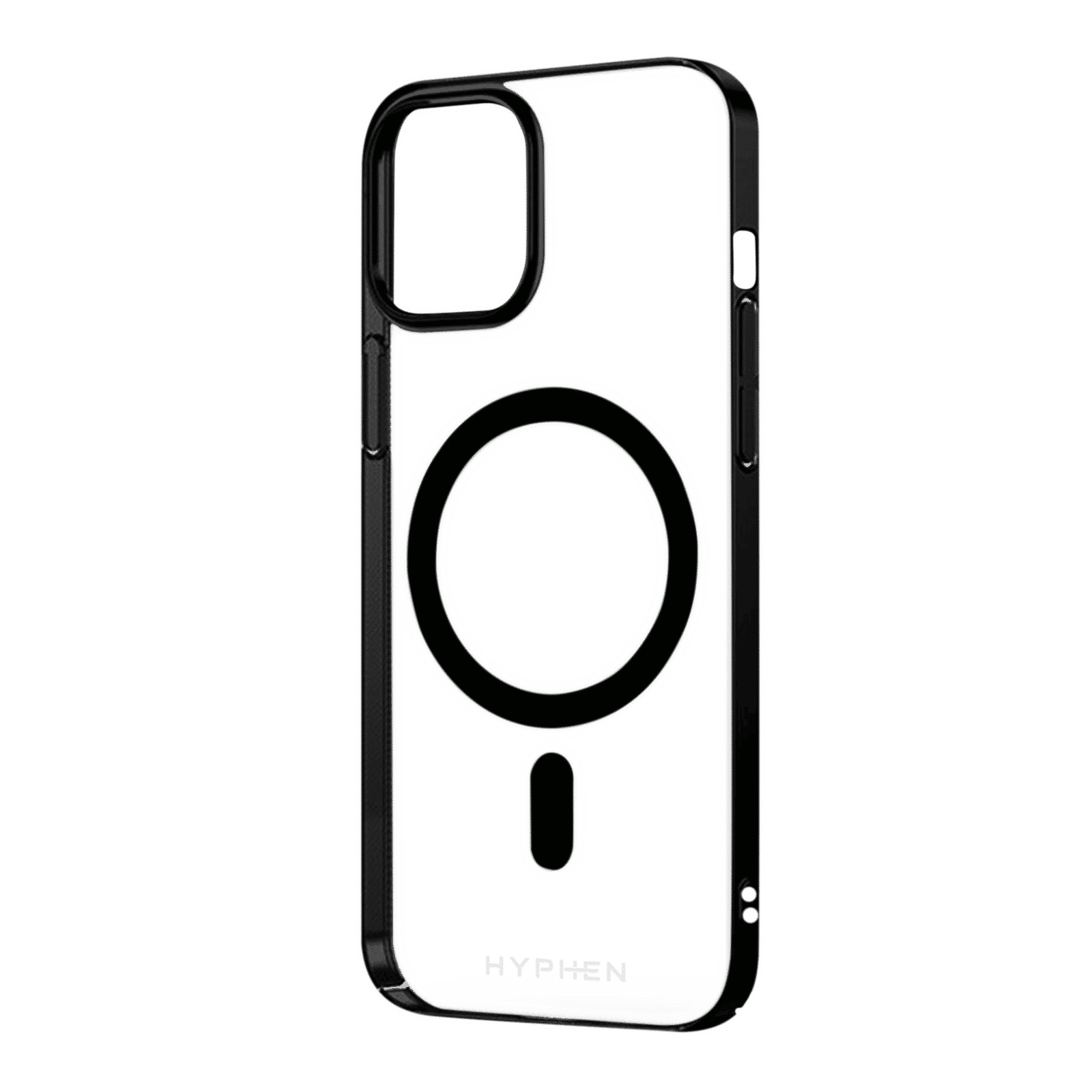 HYPHEN Aire Polycarbonate Back Cover for Apple iPhone 12 Pro Max (Wireless Charging Compatible, Black)_6