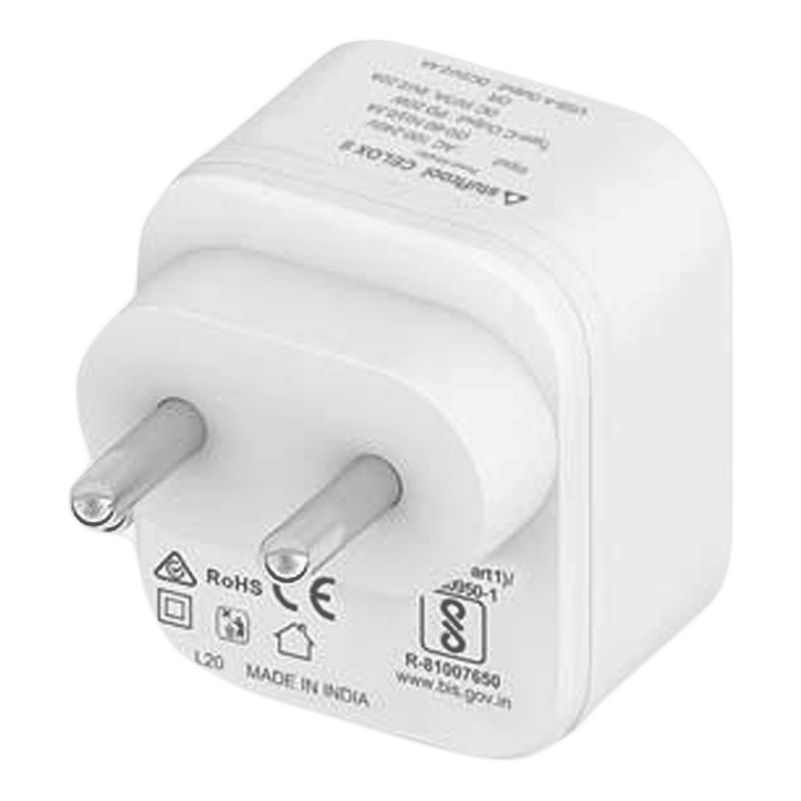 stuffcool Celox2 20W Type A & Type C 2-Port Fast Wall Charger (Adapter Only, BIS Certified, White)_6