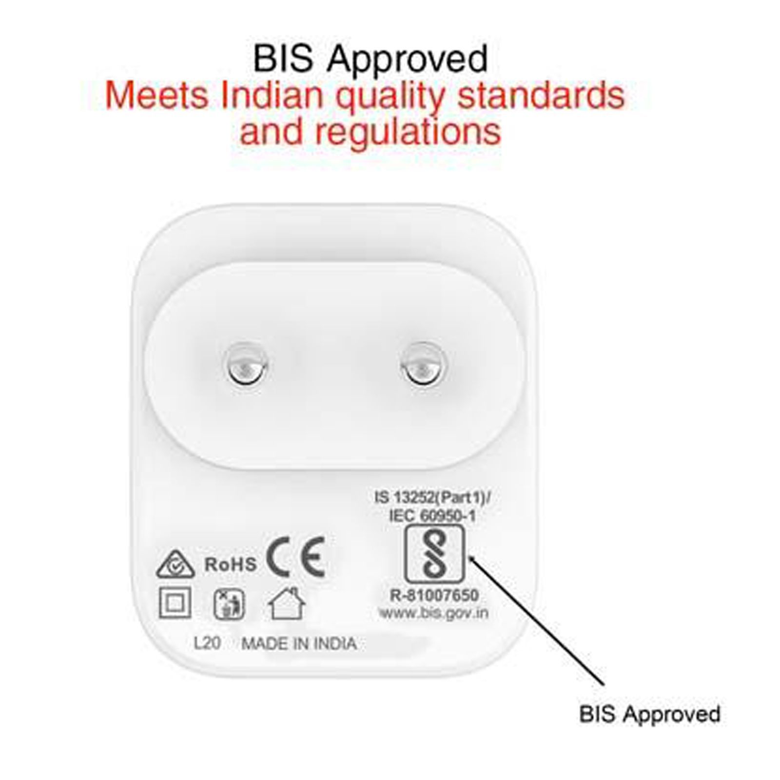 stuffcool Celox2 20W Type A & Type C 2-Port Fast Wall Charger (Adapter Only, BIS Certified, White)_4