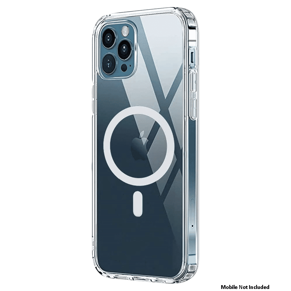 Dr. Vaku Mag-Pro Clear Soft Polycarbonate Back Cover for Apple iPhone 12 Pro Max (Wireless Charging Compatible, Transparent)_10