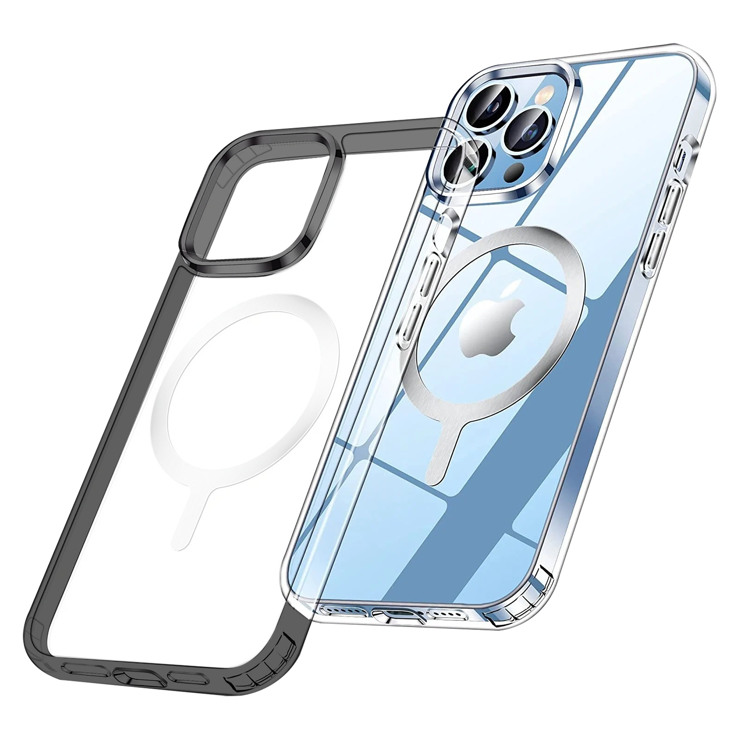 Dr. Vaku Mag-Pro Clear Soft Polycarbonate Back Cover for Apple iPhone 12 Pro Max (Wireless Charging Compatible, Transparent)_5