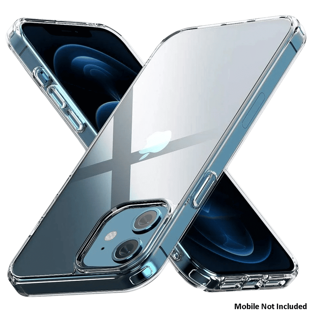 Dr. Vaku Glassy Hard TPU & Polycarbonate Back Cover for Apple iPhone 12 Mini (Scratch Resistant, Clear)_11