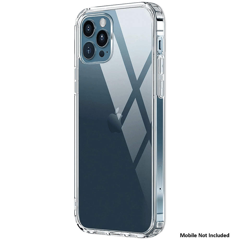 Dr. Vaku Glassy Hard TPU & Polycarbonate Back Cover for Apple iPhone 12 Pro Max (Scratch Resistant, Clear)_13