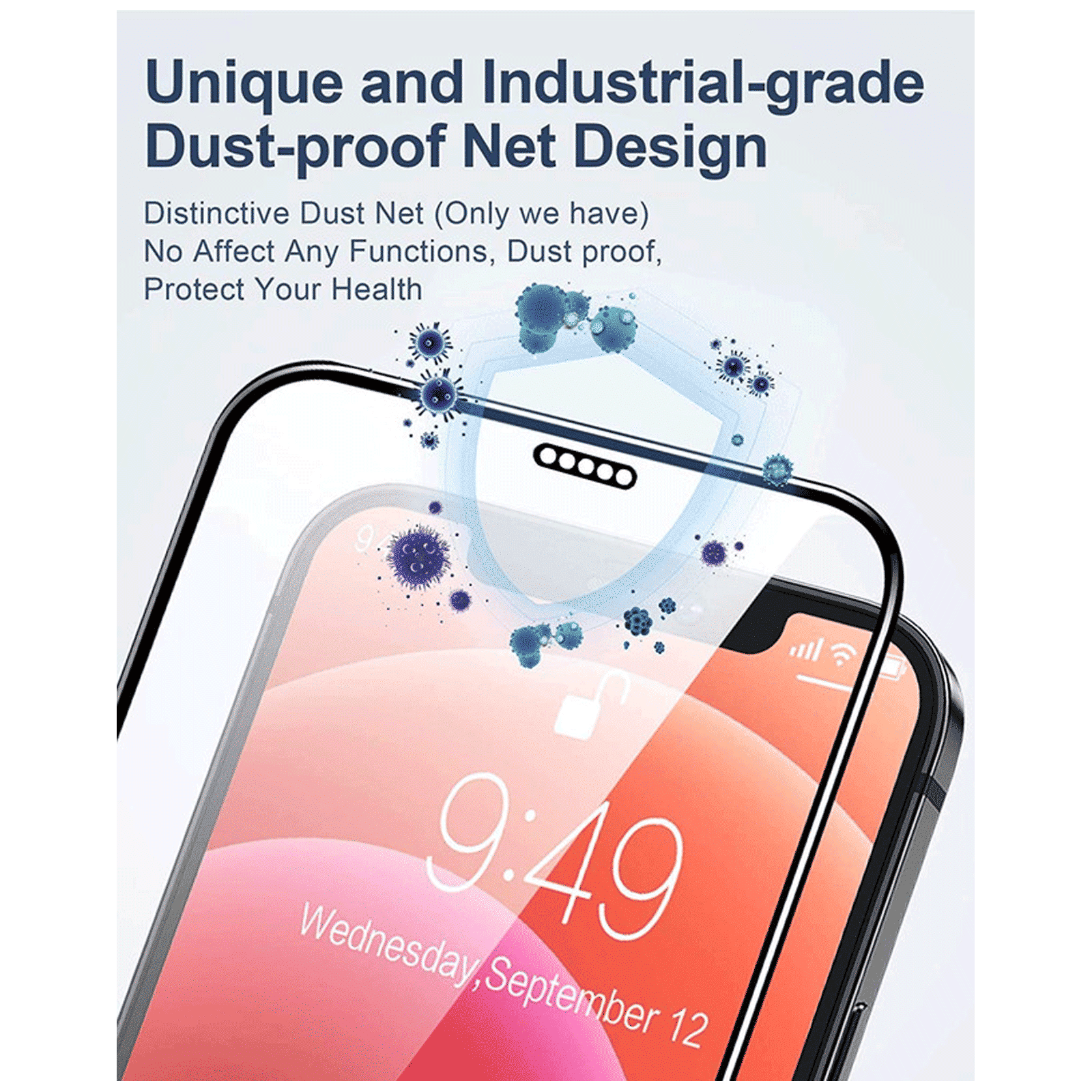 Dr. Vaku Dustfilter 3D Screen Protector For Apple iPhone 12 Mini (9H Hardness) Dr. Vaku Dustfilter 3D Screen Protector For Apple iPhone 12 Mini (9H Hardness)_6