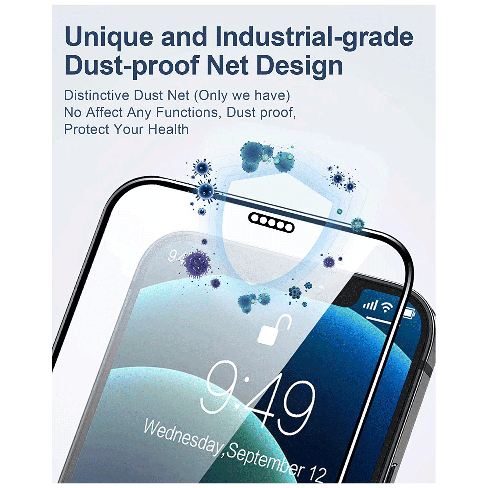 Dr. Vaku Dustfilter 3D Screen Protector For Apple iPhone 12 and iPhone 12 Pro (9H Hardness) Dr. Vaku Dustfilter 3D Screen Protector For Apple iPhone 12 and iPhone 12 Pro (9H Hardness)_6
