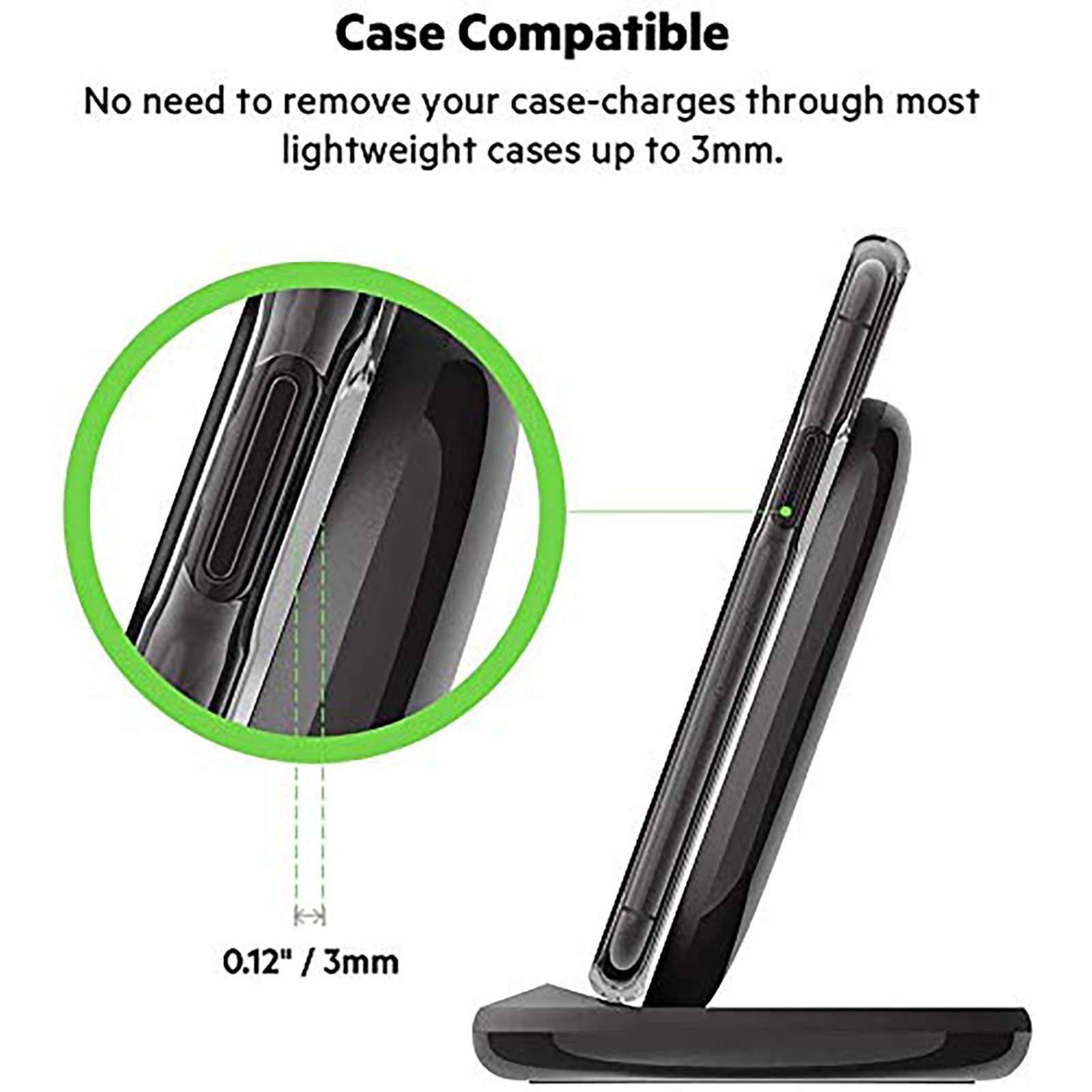 belkin Boost Charge 15W Wireless Charging Pad for iOS, Android (Qi Certified, Fast Charging, Black)_4