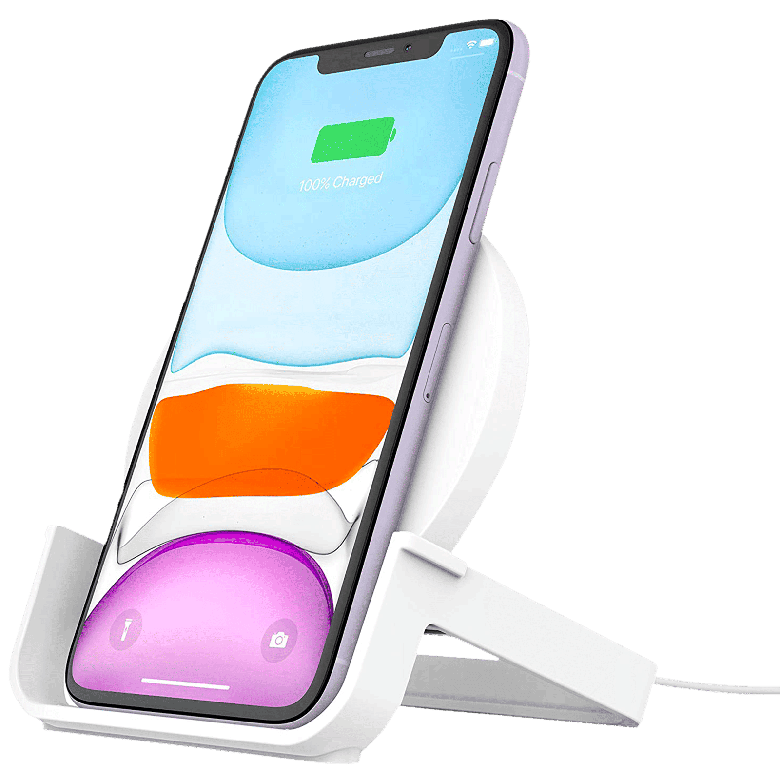 belkin PW0005YZC2-PBB 10W Wireless Charging Pad for iOS, Android (Qi Certified,, Fast Charging, White)_3