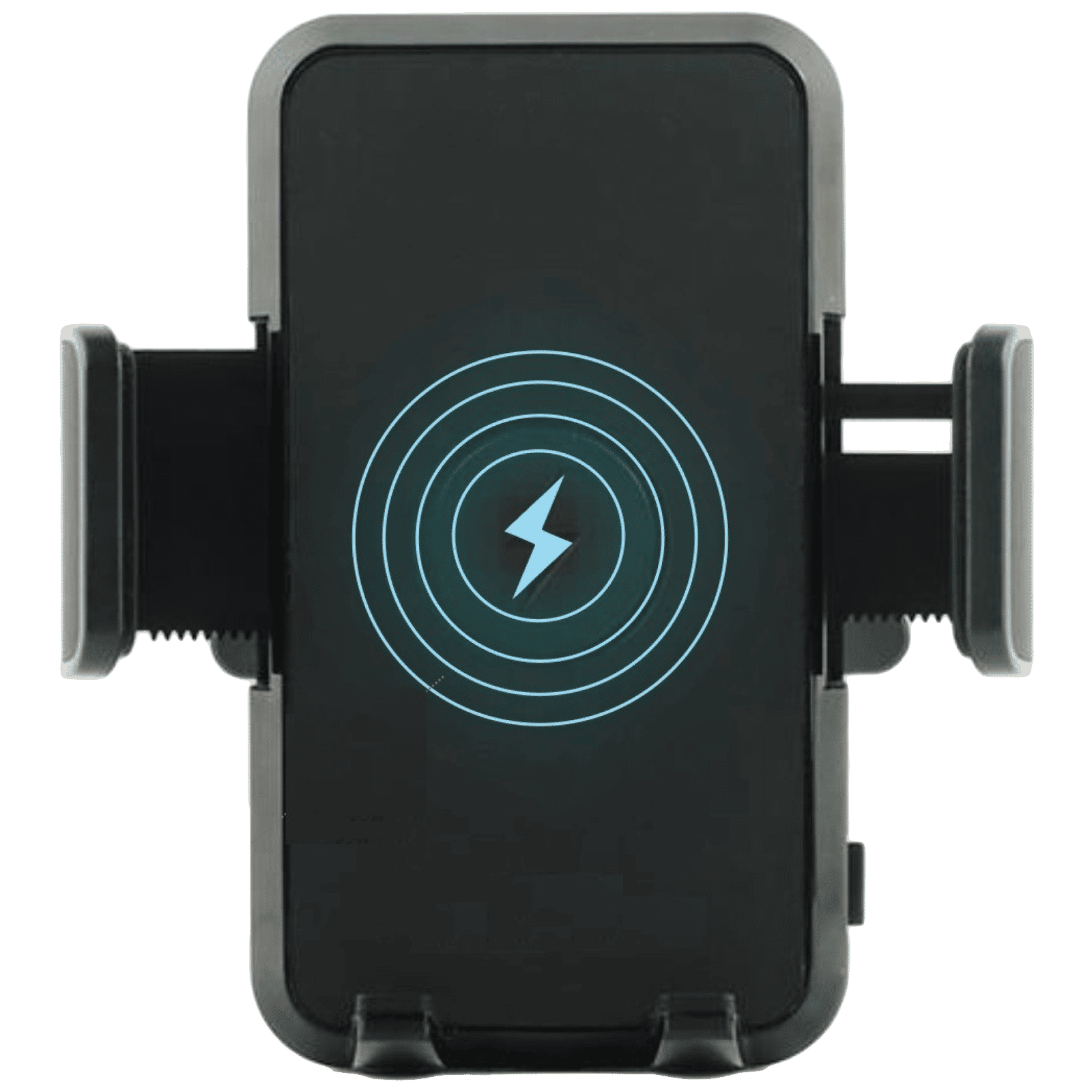 pebble Grip 10W Wireless Car Charger for Smartphones (Qi Certified, Compact Air Vent Mount, Midnight Black)_1