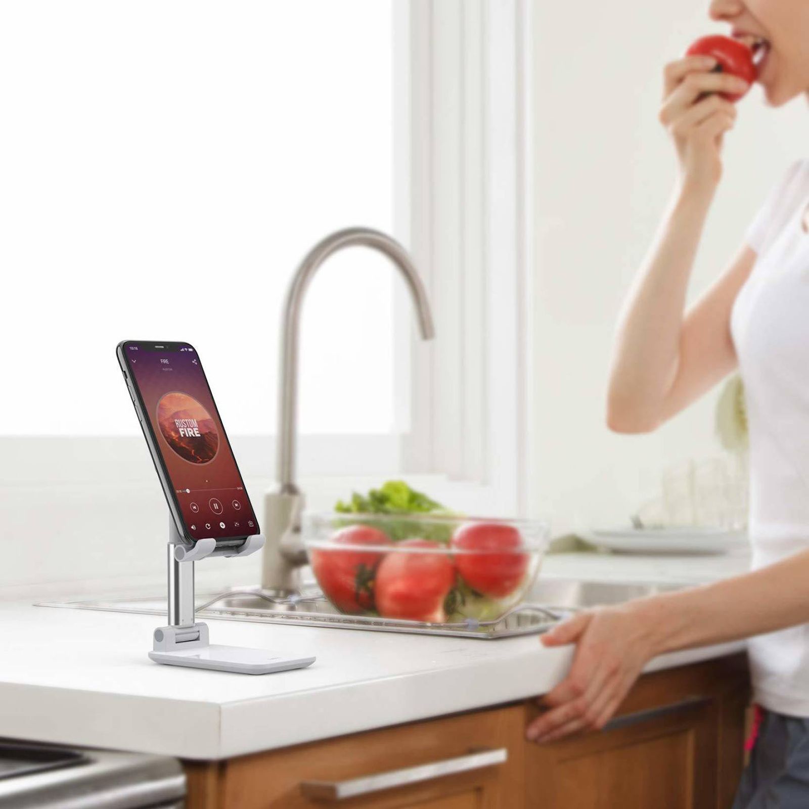 SooPii Stand Holder (Aluminum Stand Holder, DM01, Silver)_5