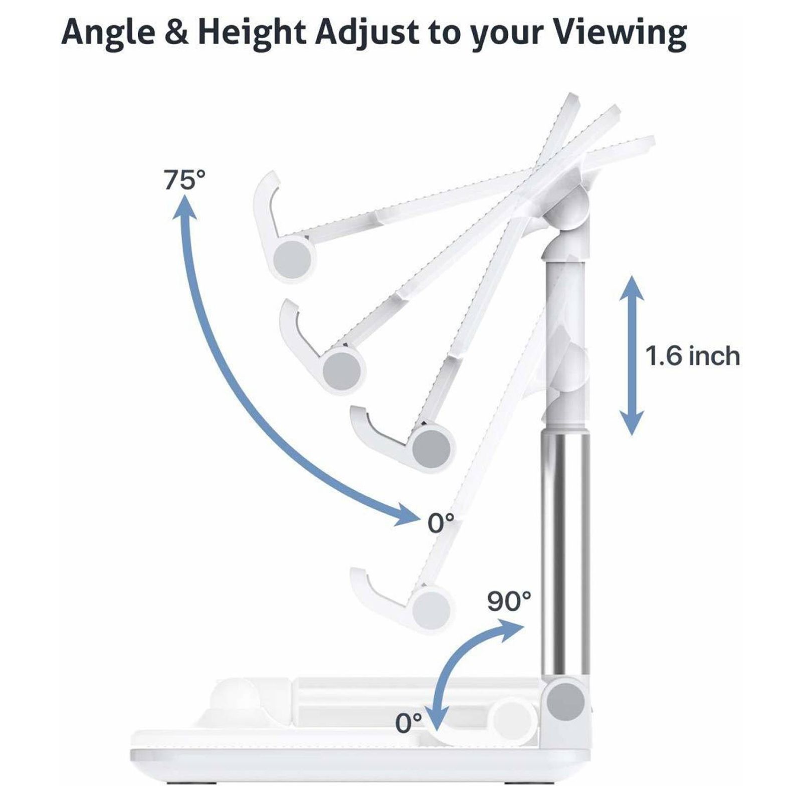 SooPii Stand Holder (Aluminum Stand Holder, DM01, Silver)_6