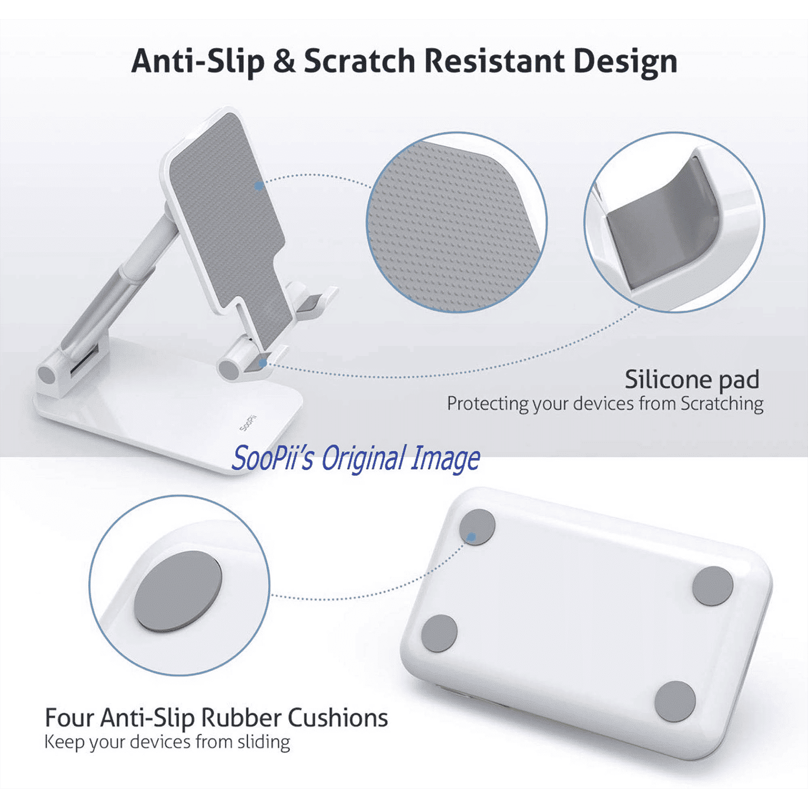 SooPii Stand Holder (Aluminum Stand Holder, DM01, Silver)_8