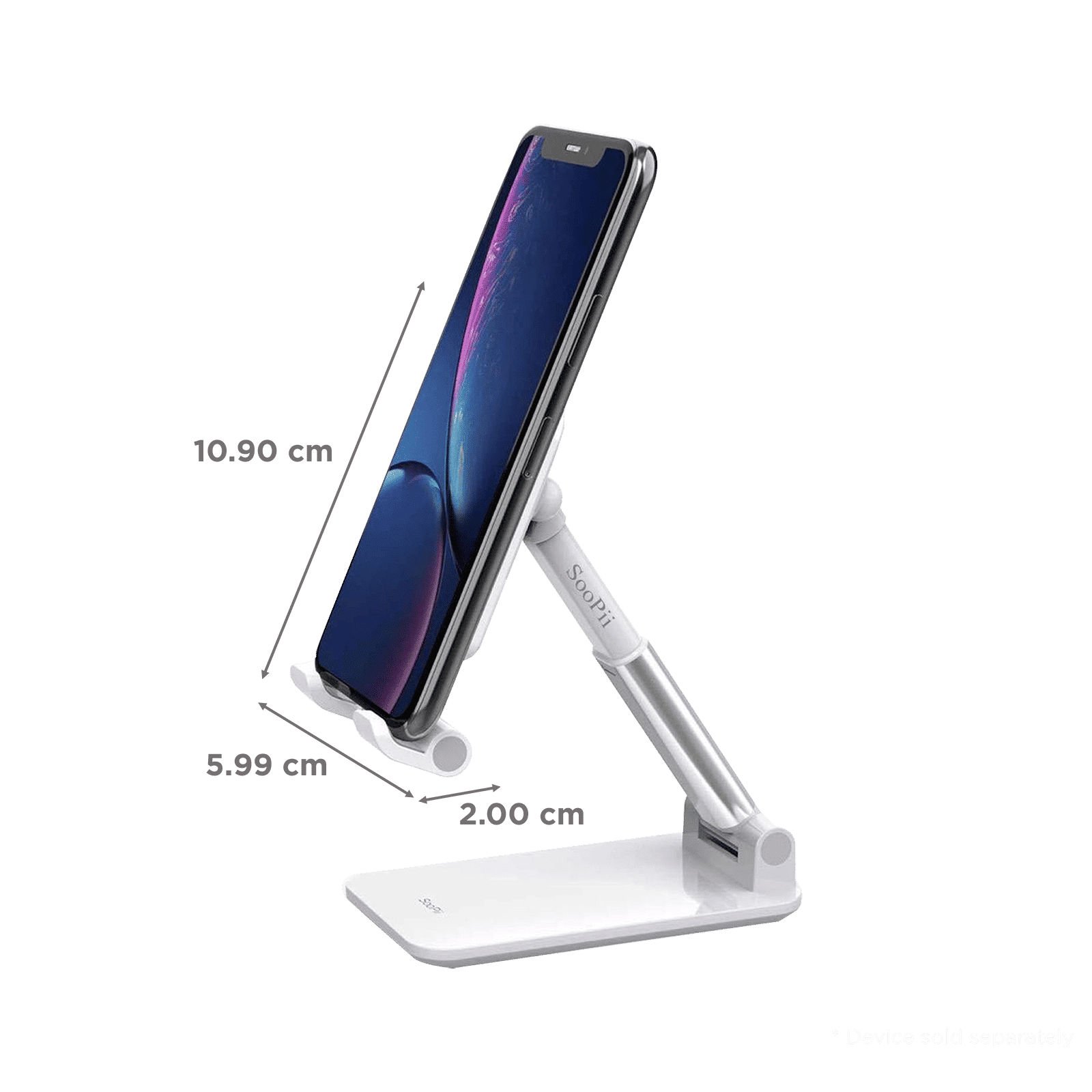 SooPii Stand Holder (Aluminum Stand Holder, DM01, Silver)_2
