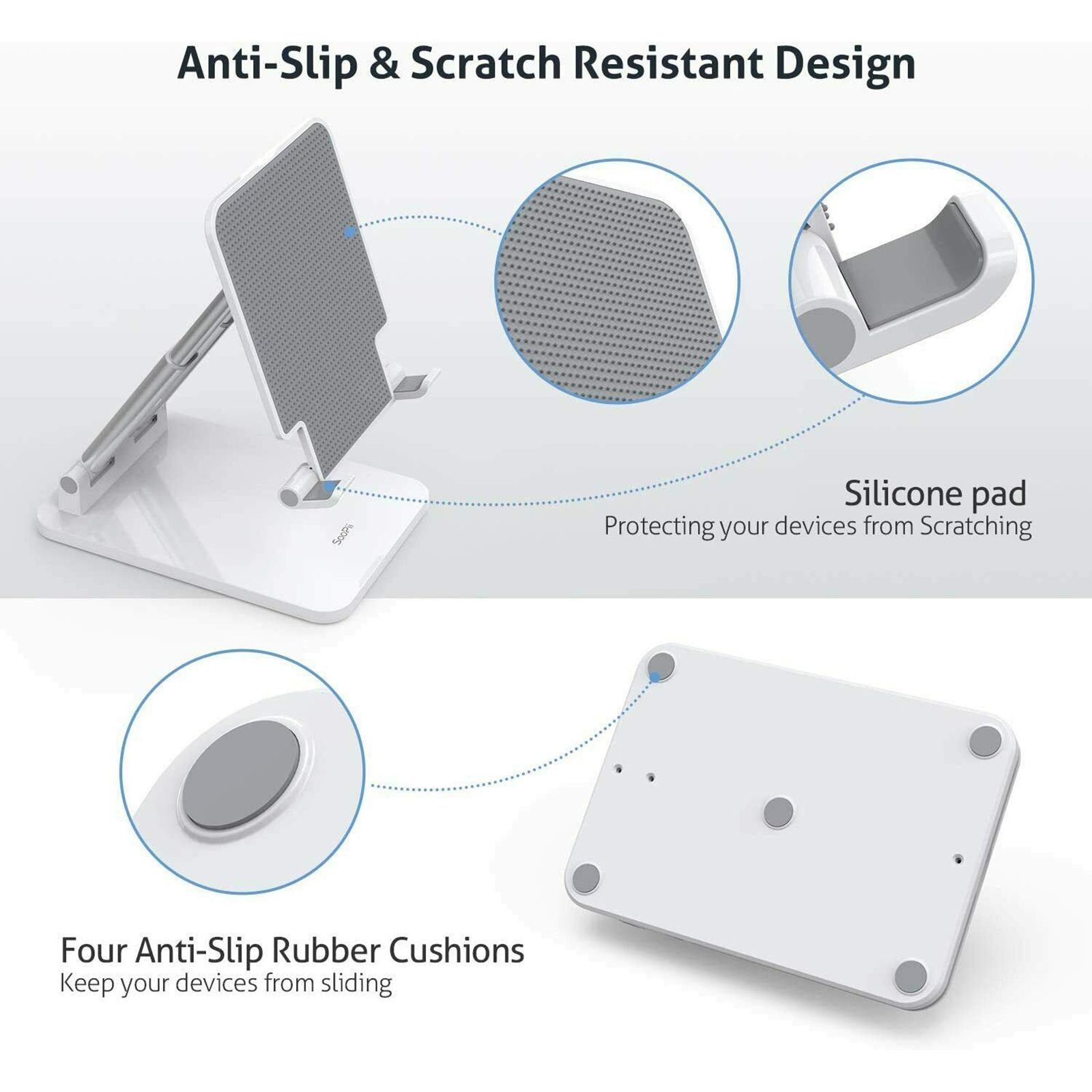 SooPii Stand Holder (Aluminum Stand Holder, DM02, White)_7