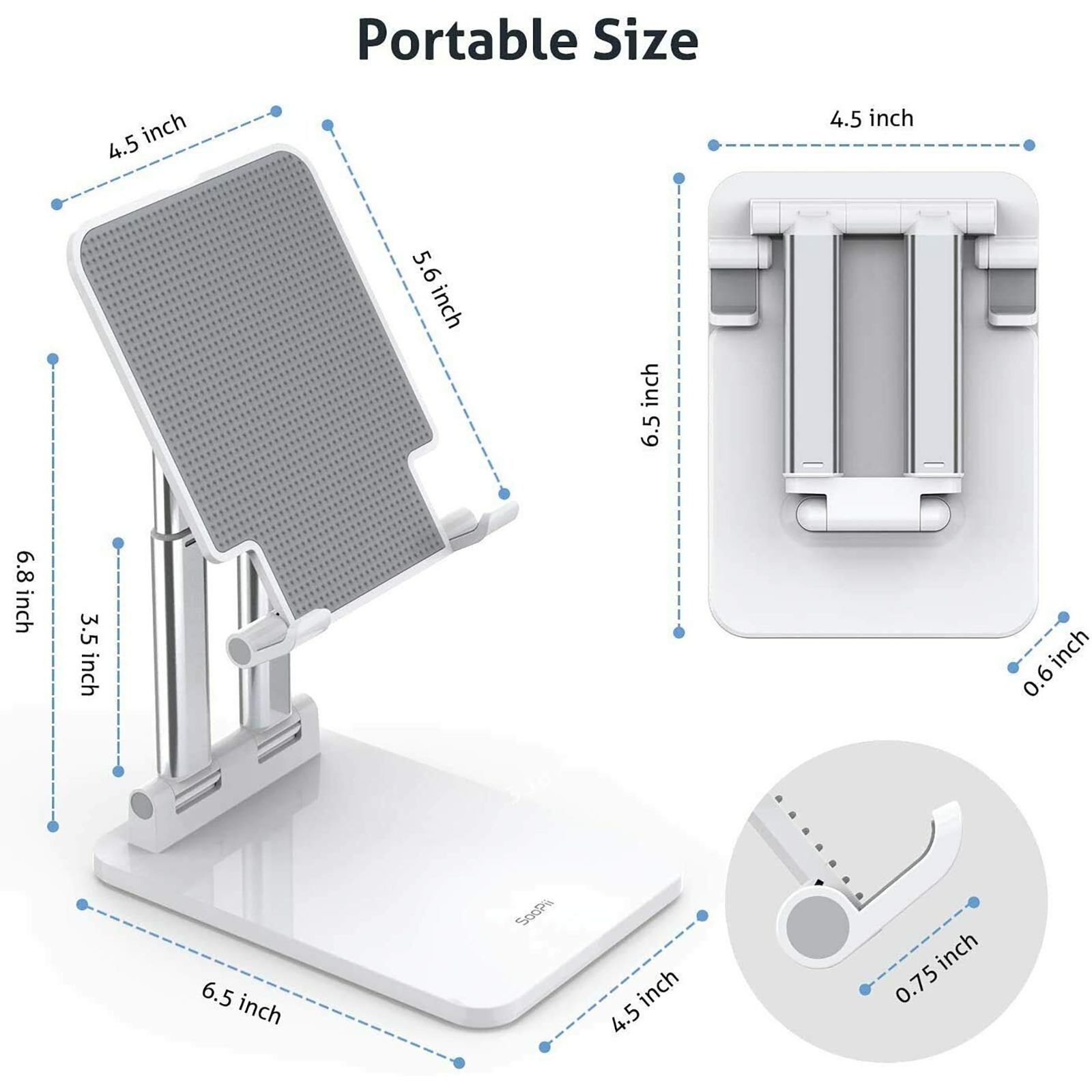 SooPii Stand Holder (Aluminum Stand Holder, DM02, White)_8