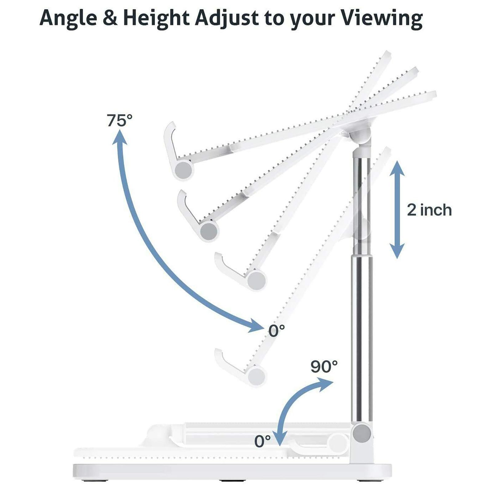 SooPii Stand Holder (Aluminum Stand Holder, DM02, White)_9