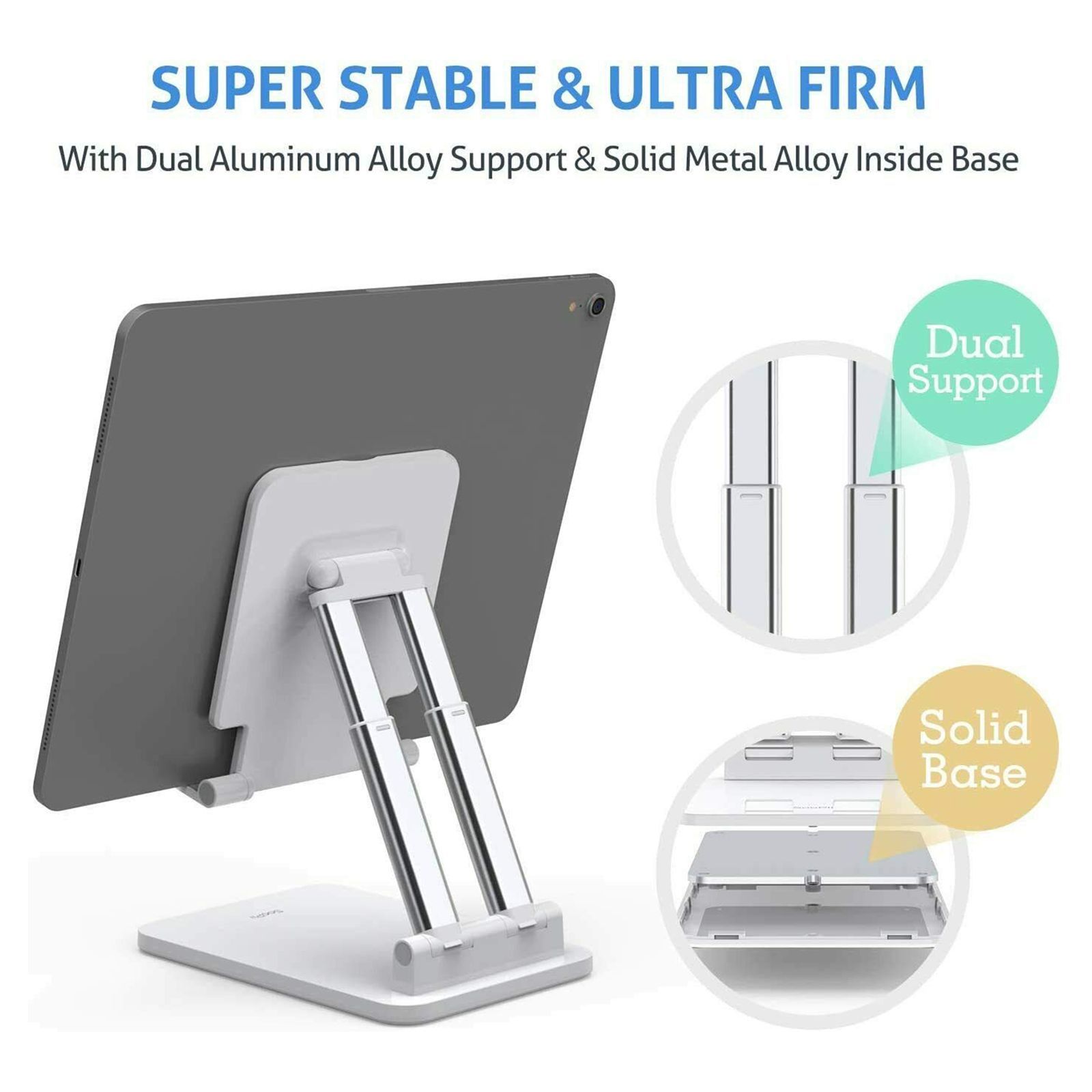 SooPii Stand Holder (Aluminum Stand Holder, DM02, White)_11