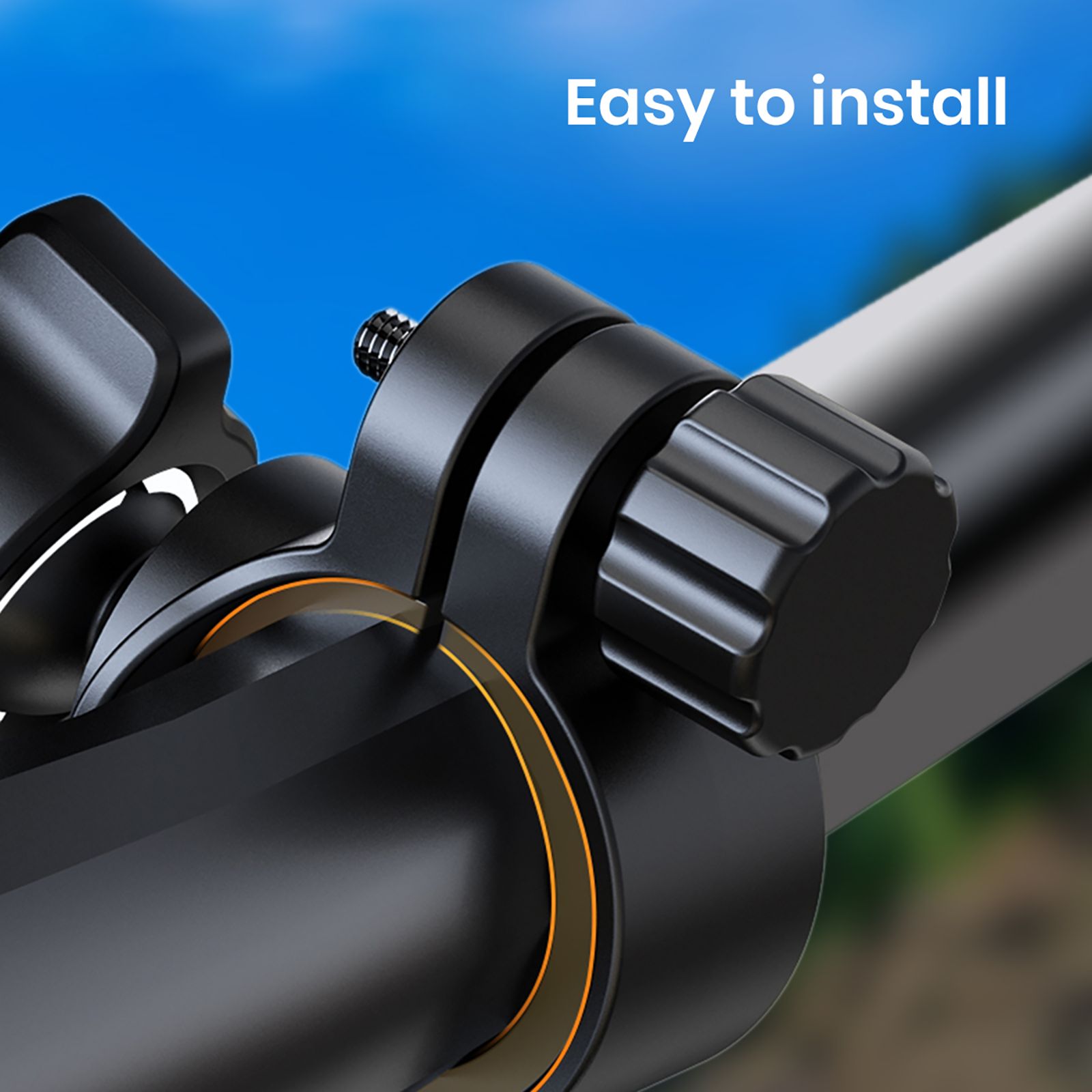 PORTRONICS Mobike II Bike Mobile Holder (Steady Locking, POR-1304, Black)_7