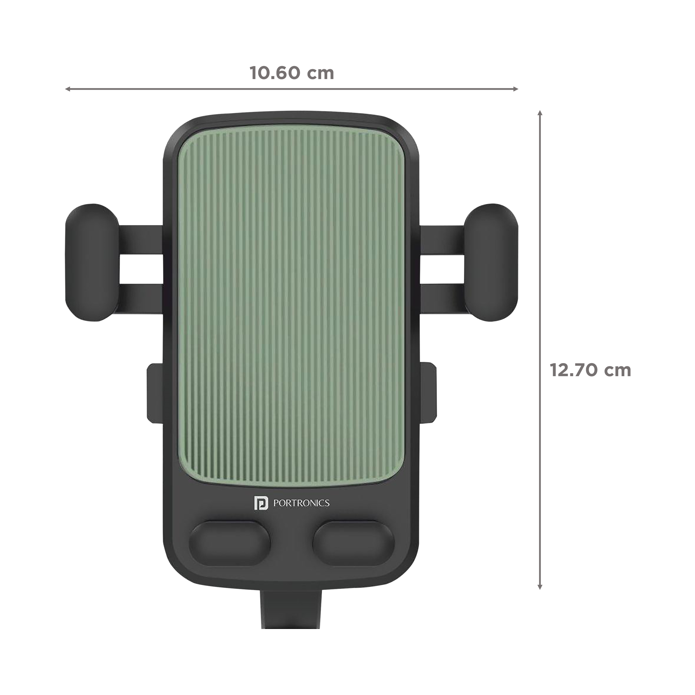 PORTRONICS Mobike II Bike Mobile Holder (Steady Locking, POR-1305, Green)_2
