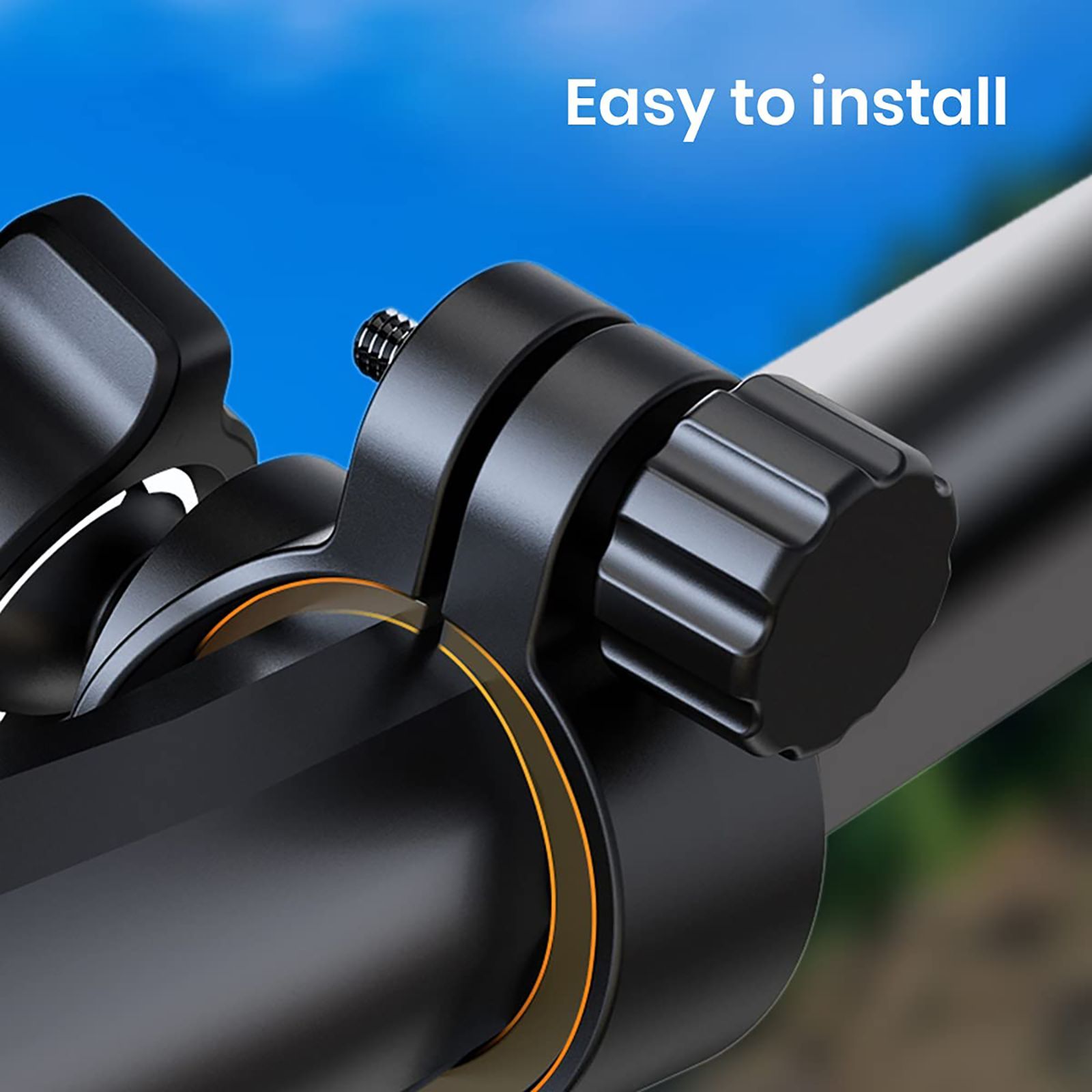 PORTRONICS Mobike II Bike Mobile Holder (Steady Locking, POR-1306, Grey)_7