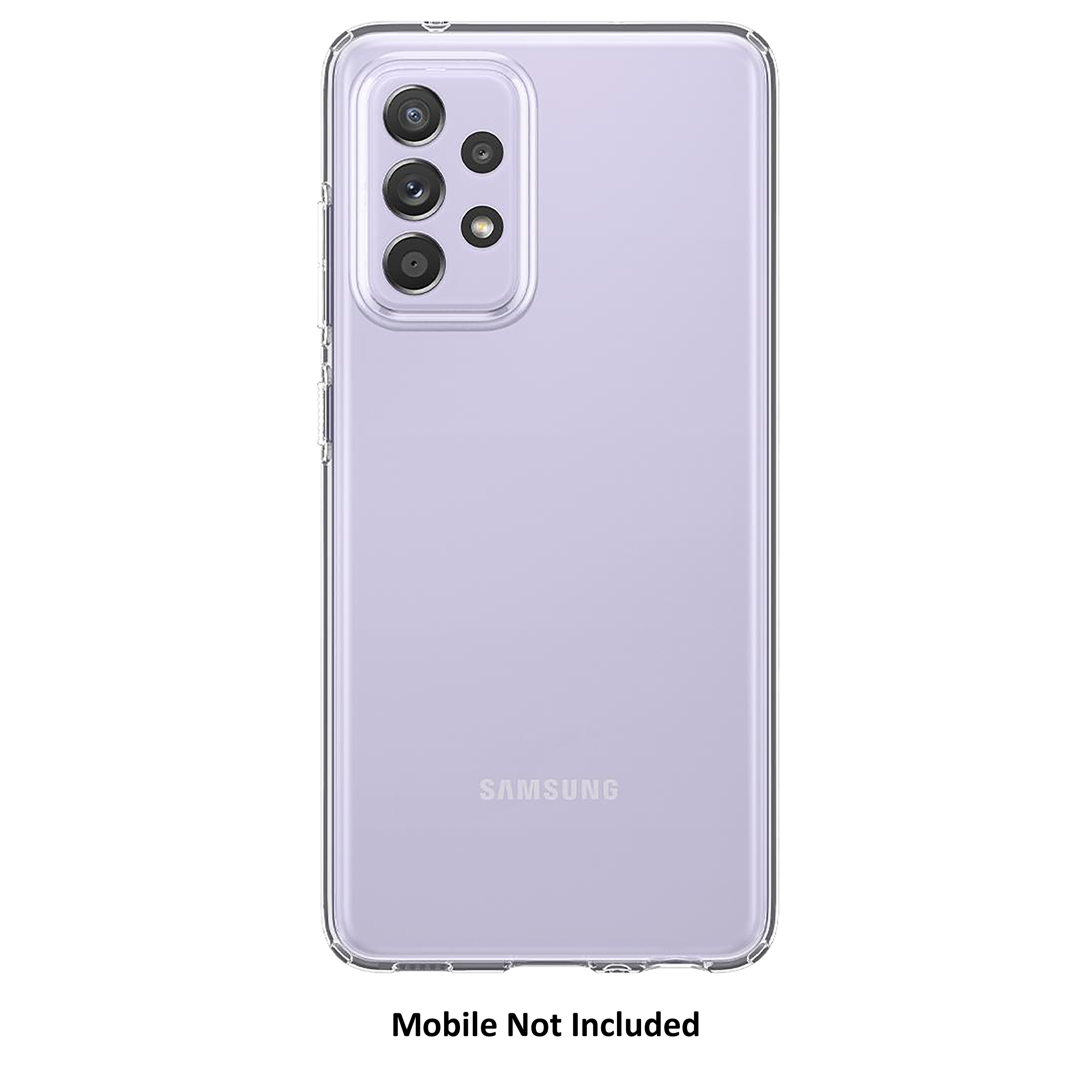 spigen Liquid Crystal TPU Back Cover for SAMSUNG Galaxy A72 (Watermark Free, Crystal Clear)_3