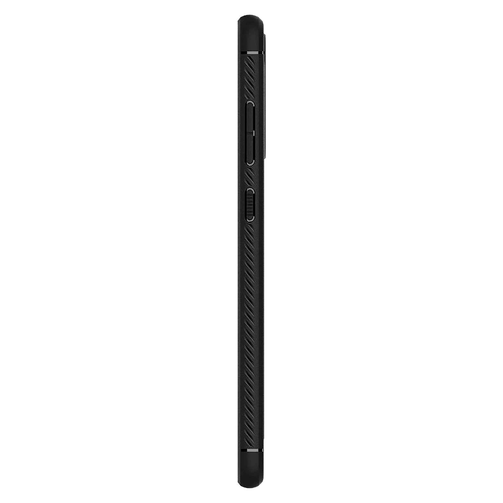 spigen Rugged Armor TPU Back Cover for SAMSUNG Galaxy A72 (Wireless Charging Compatible, Matte Black)_4