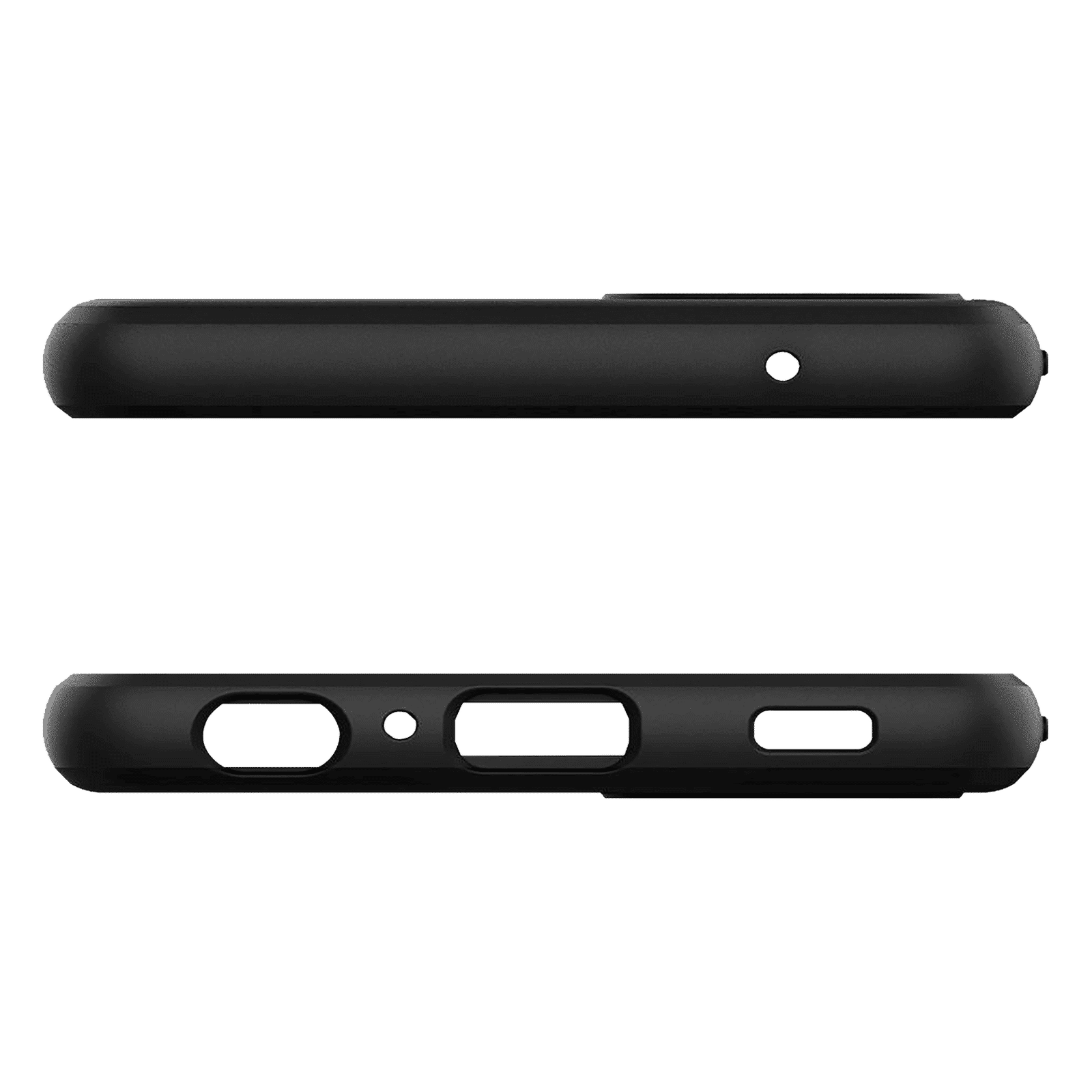 spigen Rugged Armor TPU Back Cover for SAMSUNG Galaxy A72 (Wireless Charging Compatible, Matte Black)_7