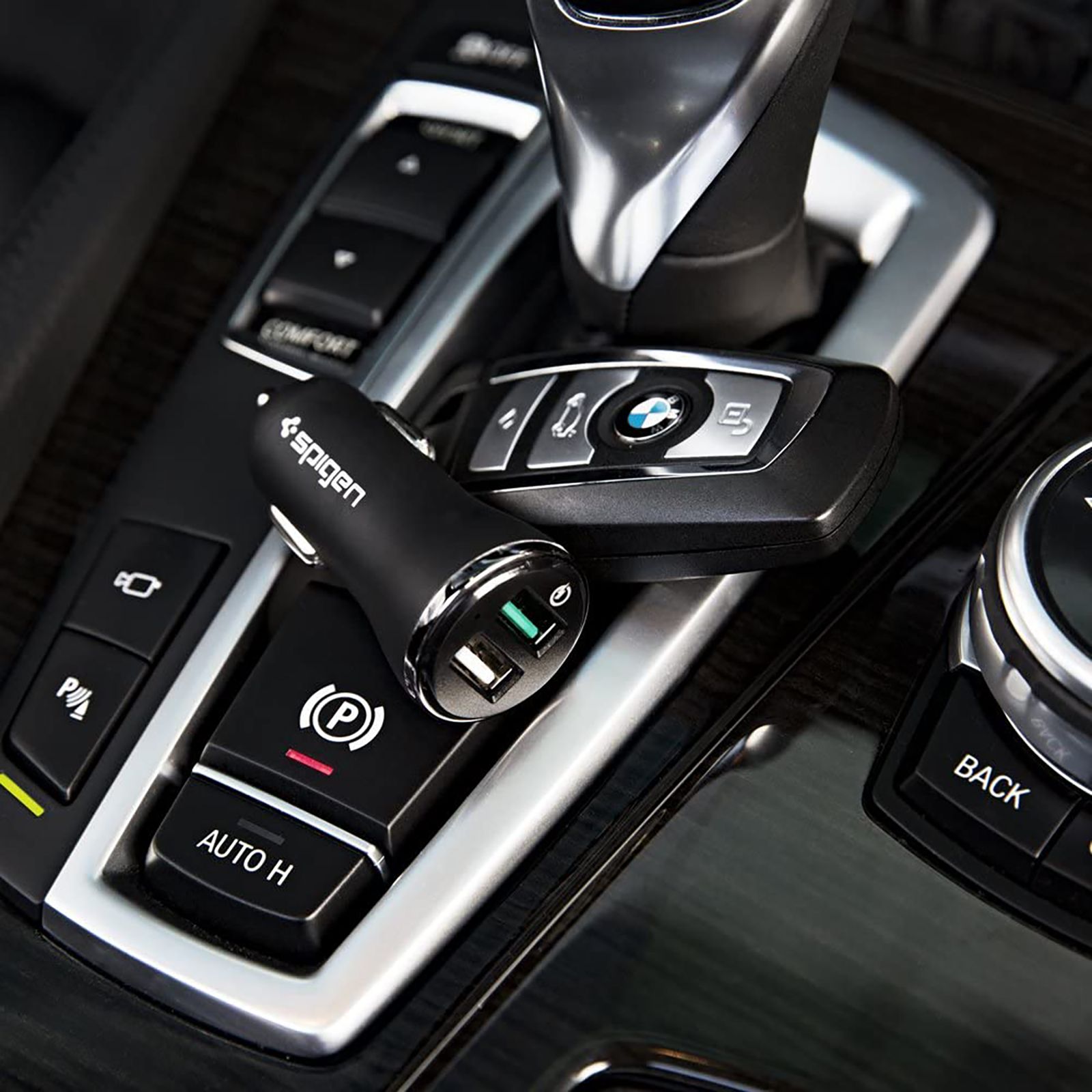 spigen 30 Watts 2 USB Ports Car Charging Adapter (Safe Charging, 000CG20643, Black) spigen 30 Watts 2 USB Ports Car Charging Adapter (Safe Charging, 000CG20643, Black)_8