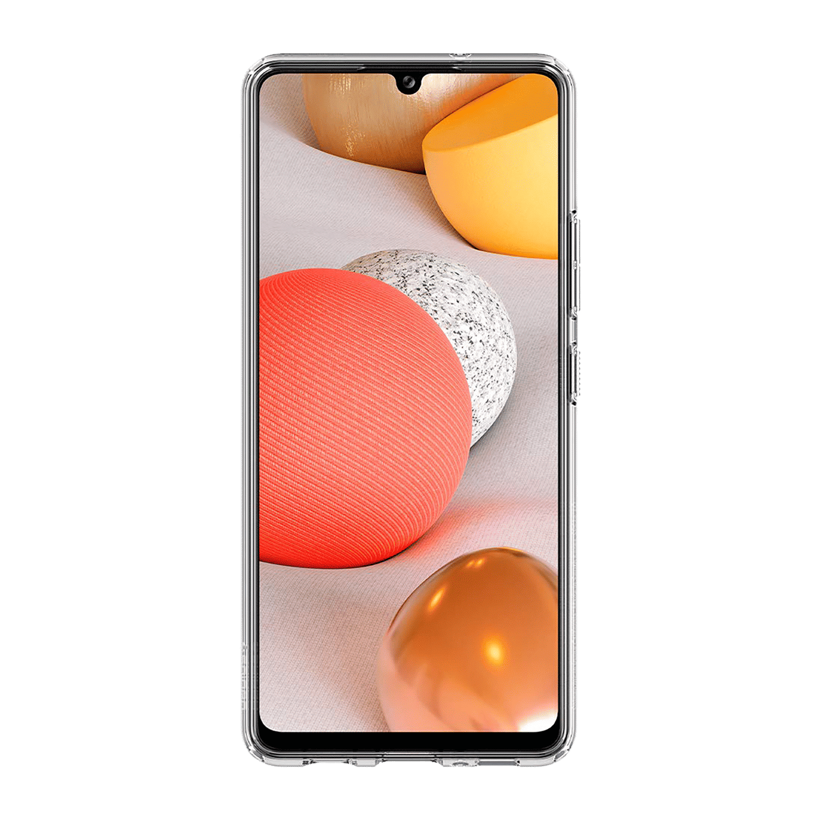 spigen Liquid Crystal Glitter TPU Back Cover for SAMSUNG Galaxy M42 5G, A42 5G (Air Cushion Technology, Crystal Clear)_12