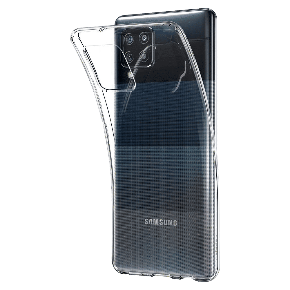 spigen Liquid Crystal Glitter TPU Back Cover for SAMSUNG Galaxy M42 5G, A42 5G (Air Cushion Technology, Crystal Clear)_13