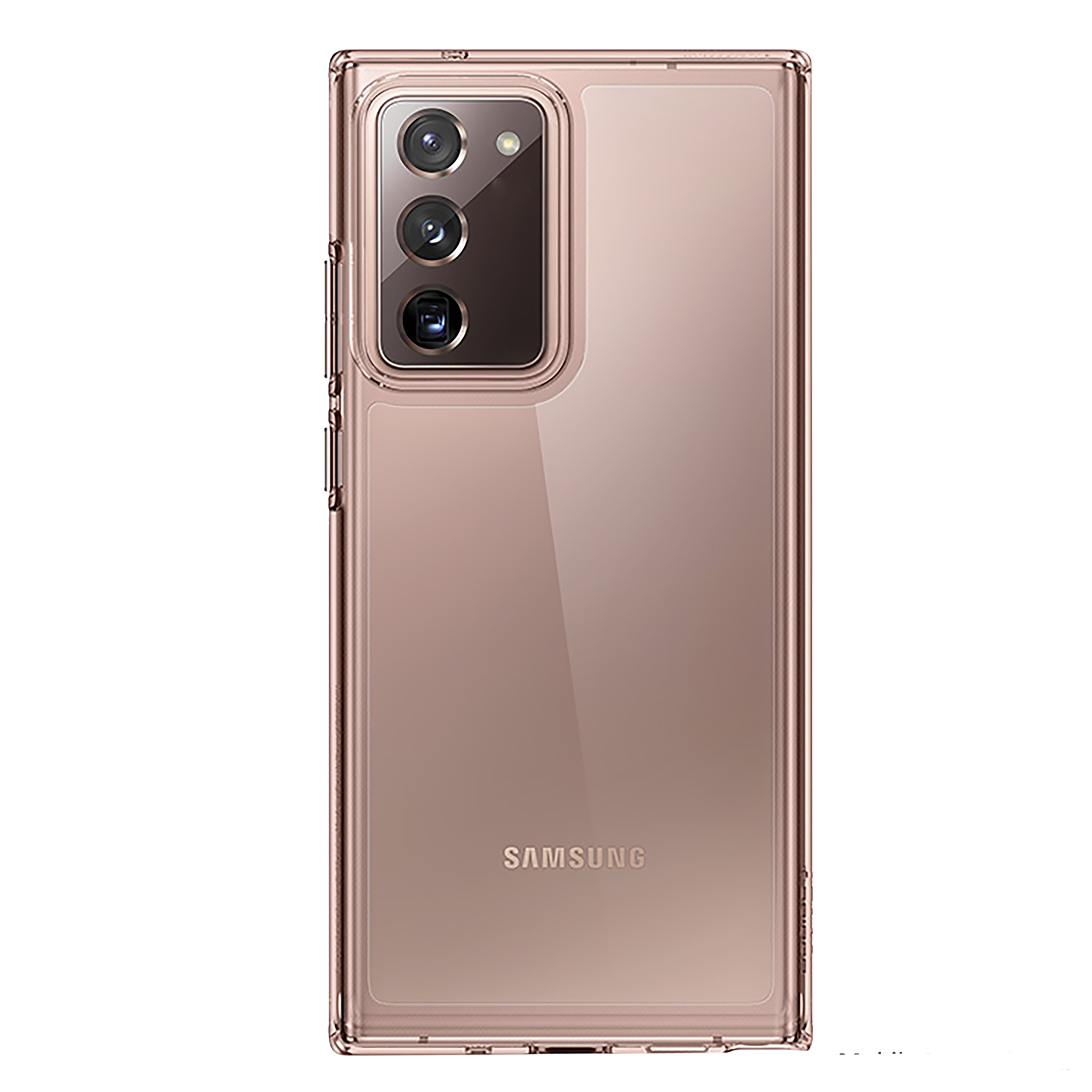 spigen Crystal Hybrid Plastic Back Cover for SAMSUNG Galaxy Note 20, Note 20 5G (Wireless Charging Compatible, Bronze)_1