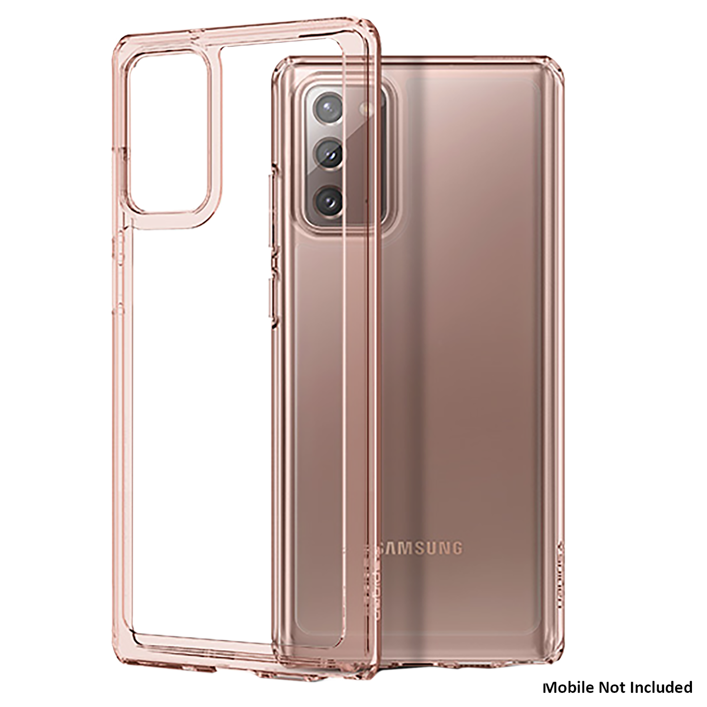 spigen Crystal Hybrid Plastic Back Cover for SAMSUNG Galaxy Note 20, Note 20 5G (Wireless Charging Compatible, Bronze)_4