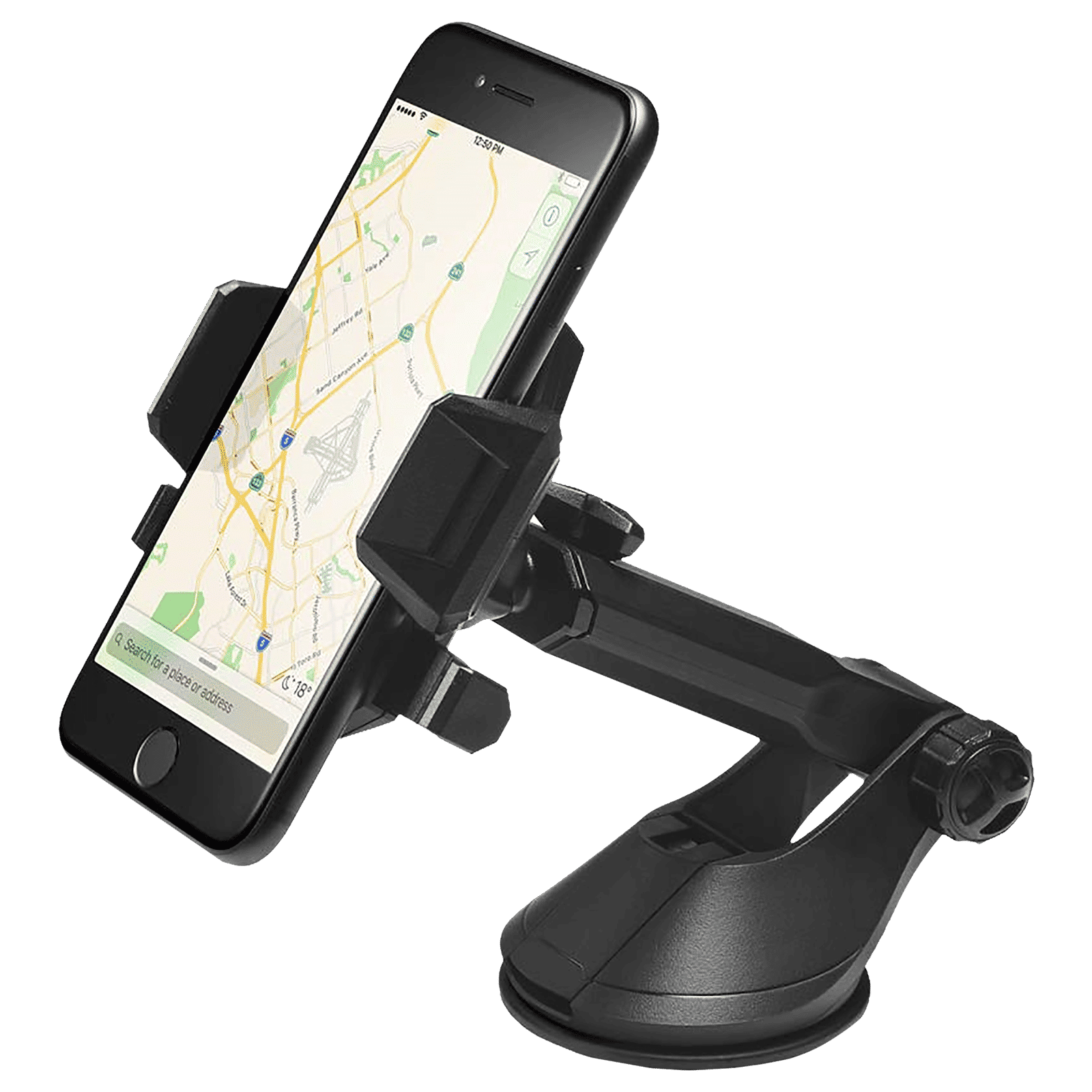 spigen Dashboard Mobile Holder (Telescopic Arm, 000CG20917, Black)_4