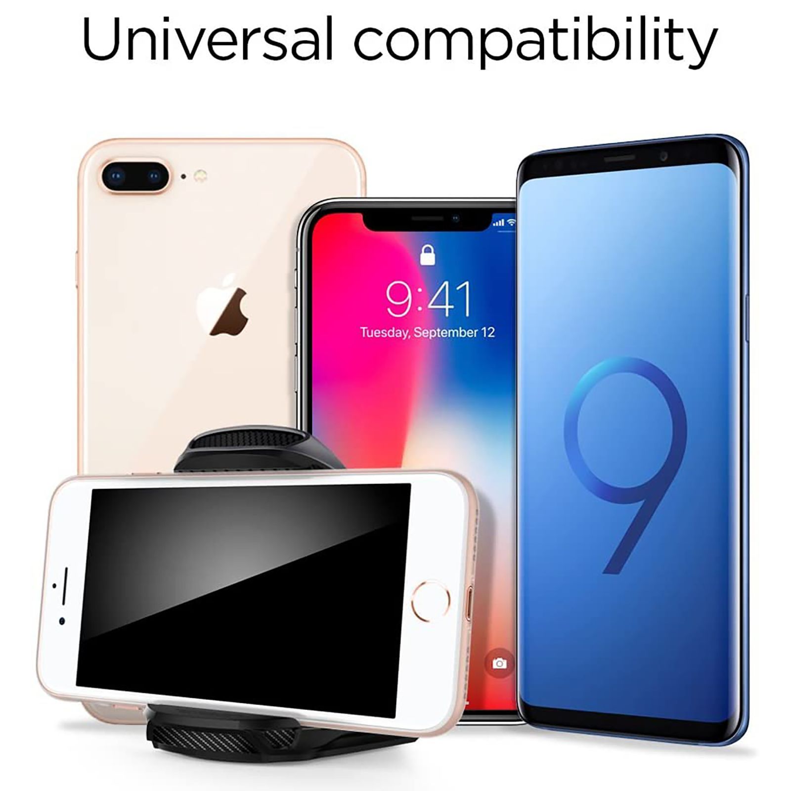 spigen Dashboard Mobile Holder (Steamlined Design, 000CG21774, Steel Grey)_13