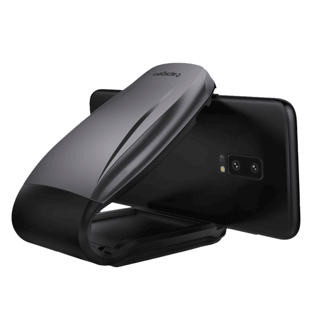 spigen Dashboard Mobile Holder (Steamlined Design, 000CG21774, Steel Grey)_5