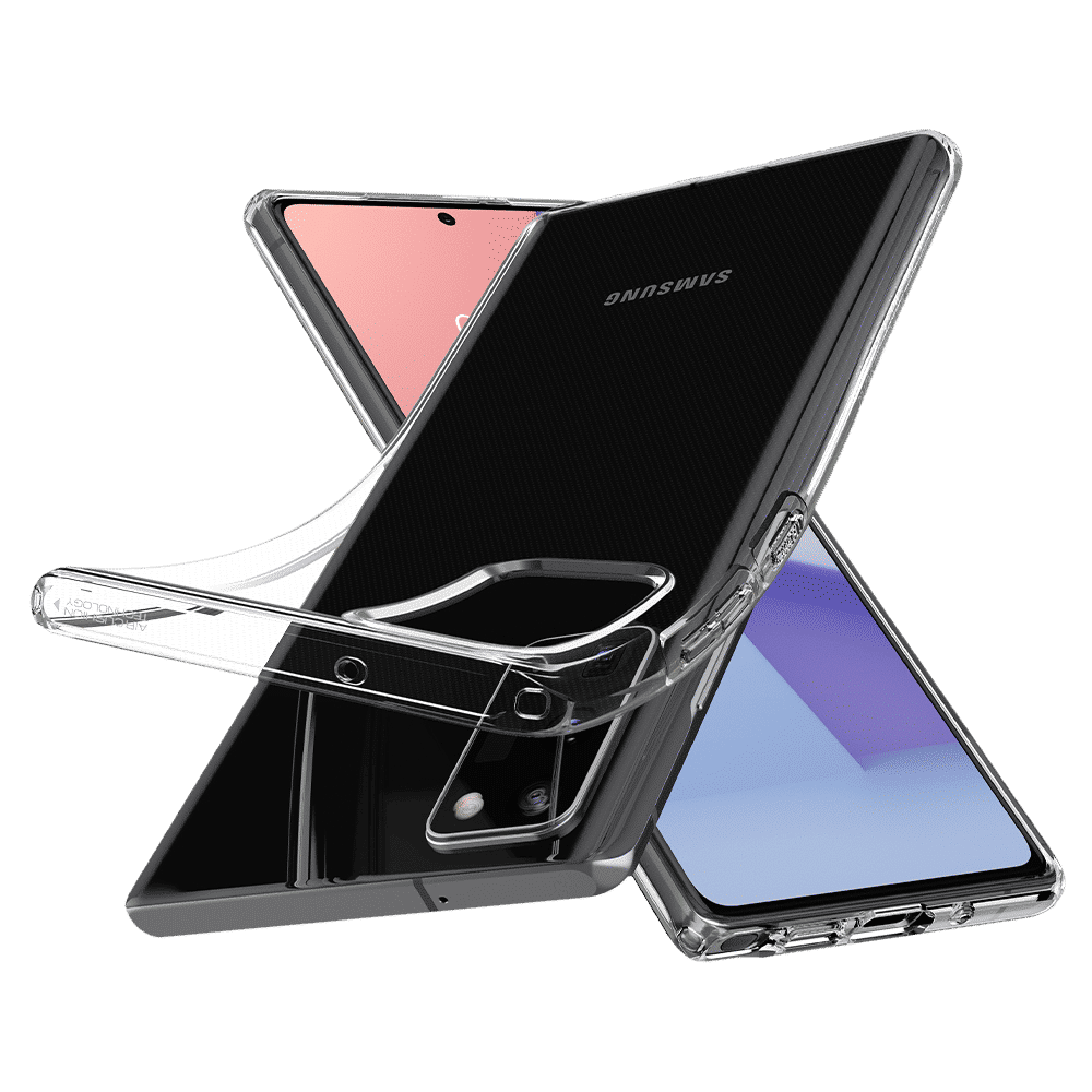 spigen Crystal Flex TPU Back Cover for SAMSUNG Galaxy Note 20 (Supports Wireless Charging, Clear)_9