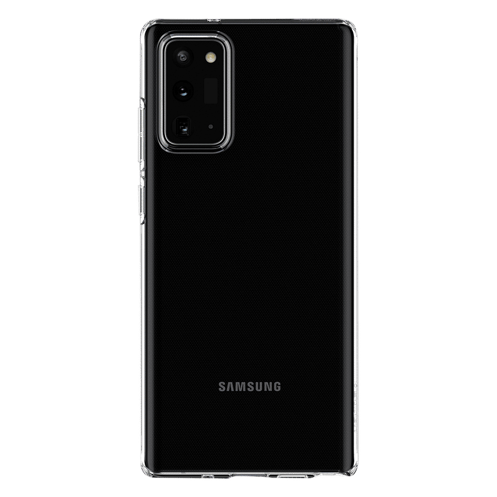 spigen Crystal Flex TPU Back Cover for SAMSUNG Galaxy Note 20 (Supports Wireless Charging, Clear)_3