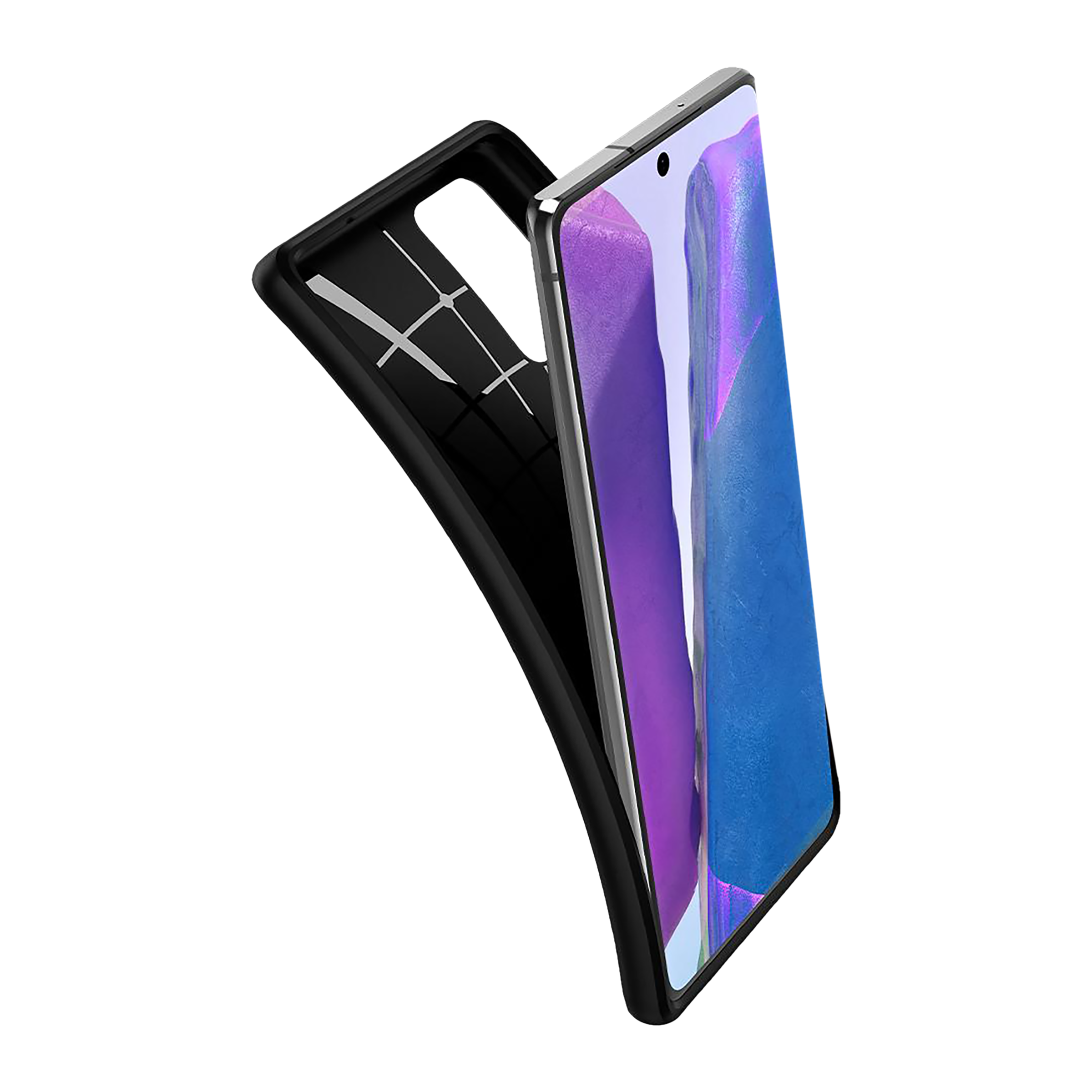 spigen Core Armor TPU Back Cover for SAMSUNG Galaxy Note 20, Note 20 5G (Wireless Charging Compatible, Black)_8