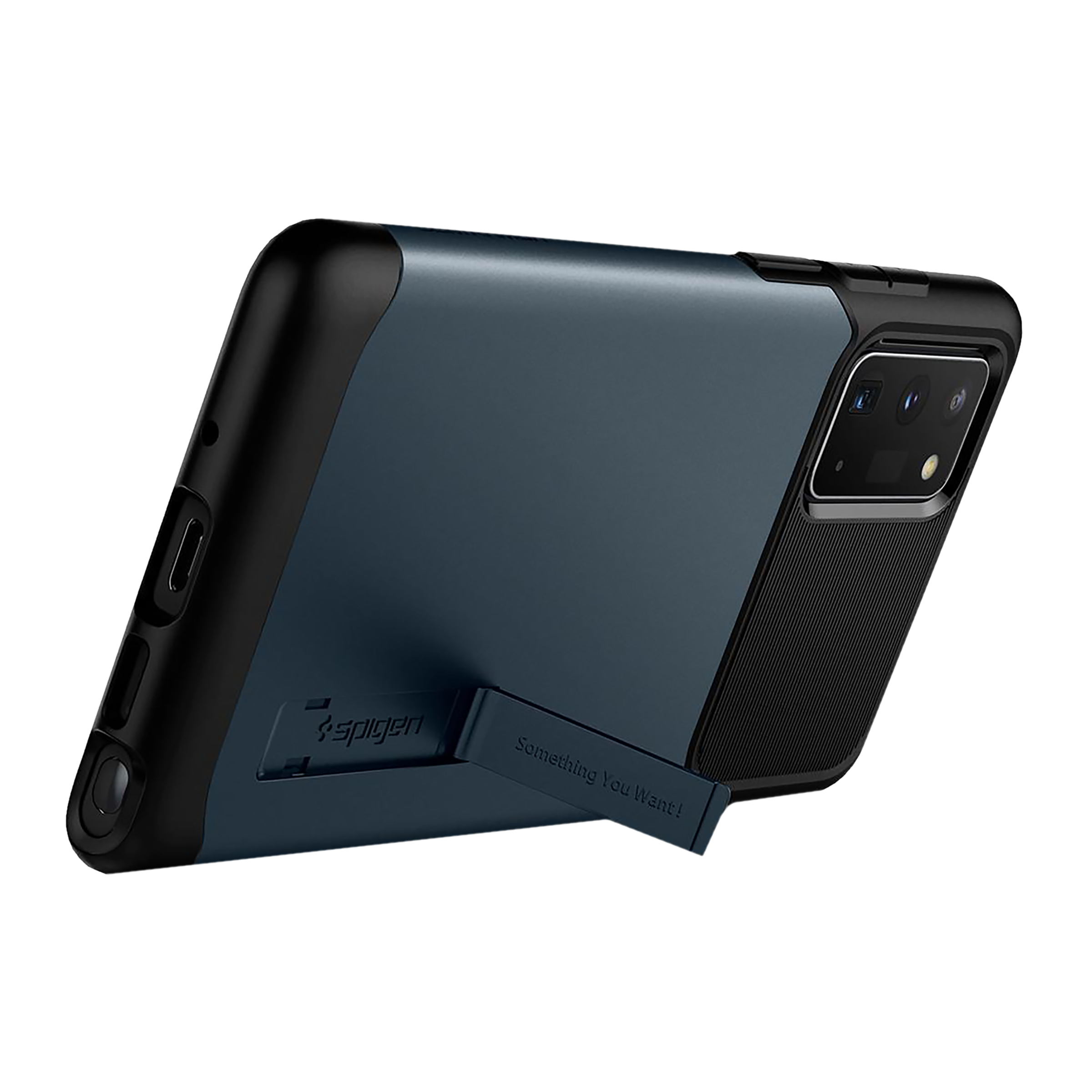 spigen Slim Armor TPU & Polycarbonate Back Case with Stand for SAMSUNG Galaxy Note 20 (Wireless Charging Compatible, Metal)_6